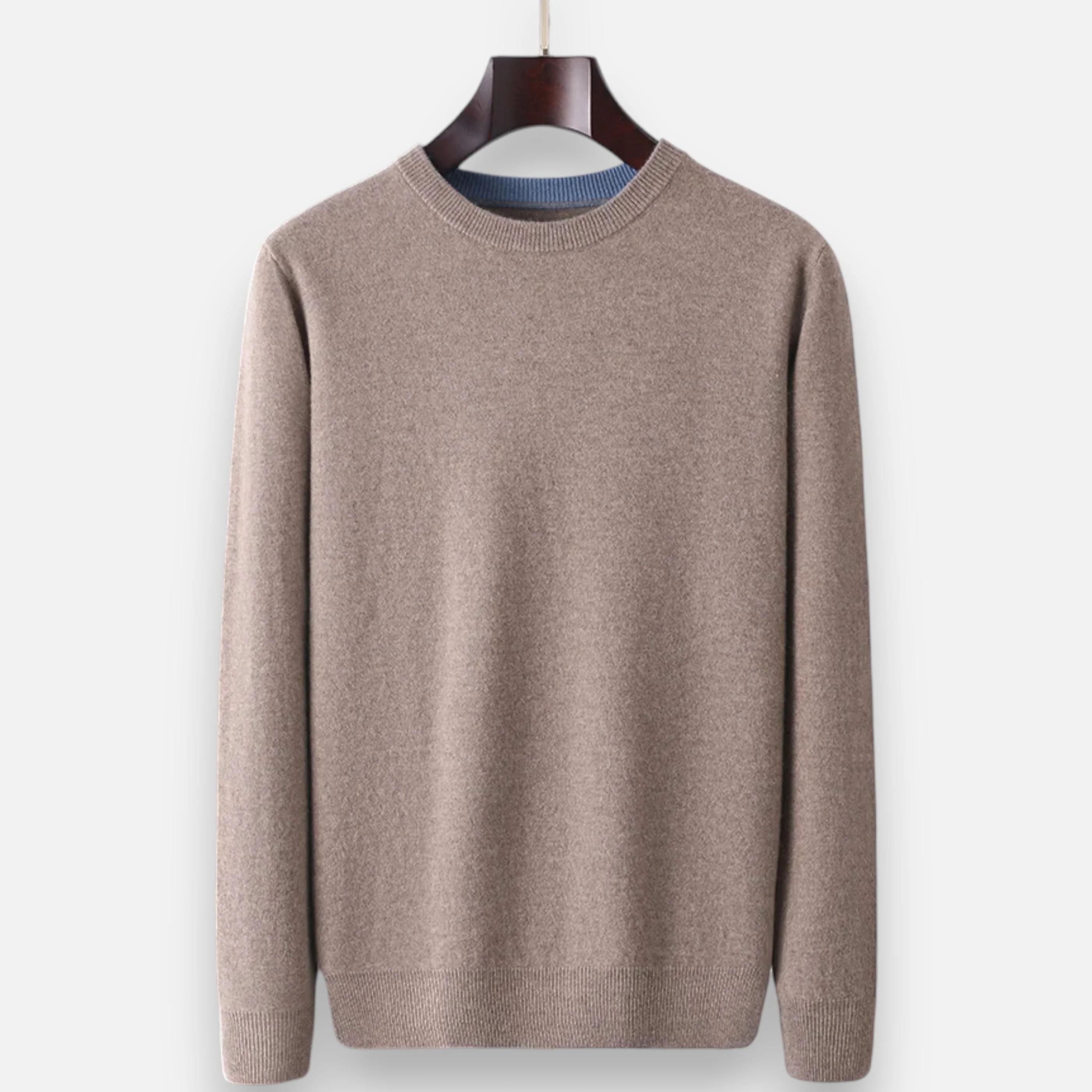 Men’s Cashmere Merino Wool Jumper – Relaxed Fit - Image 4