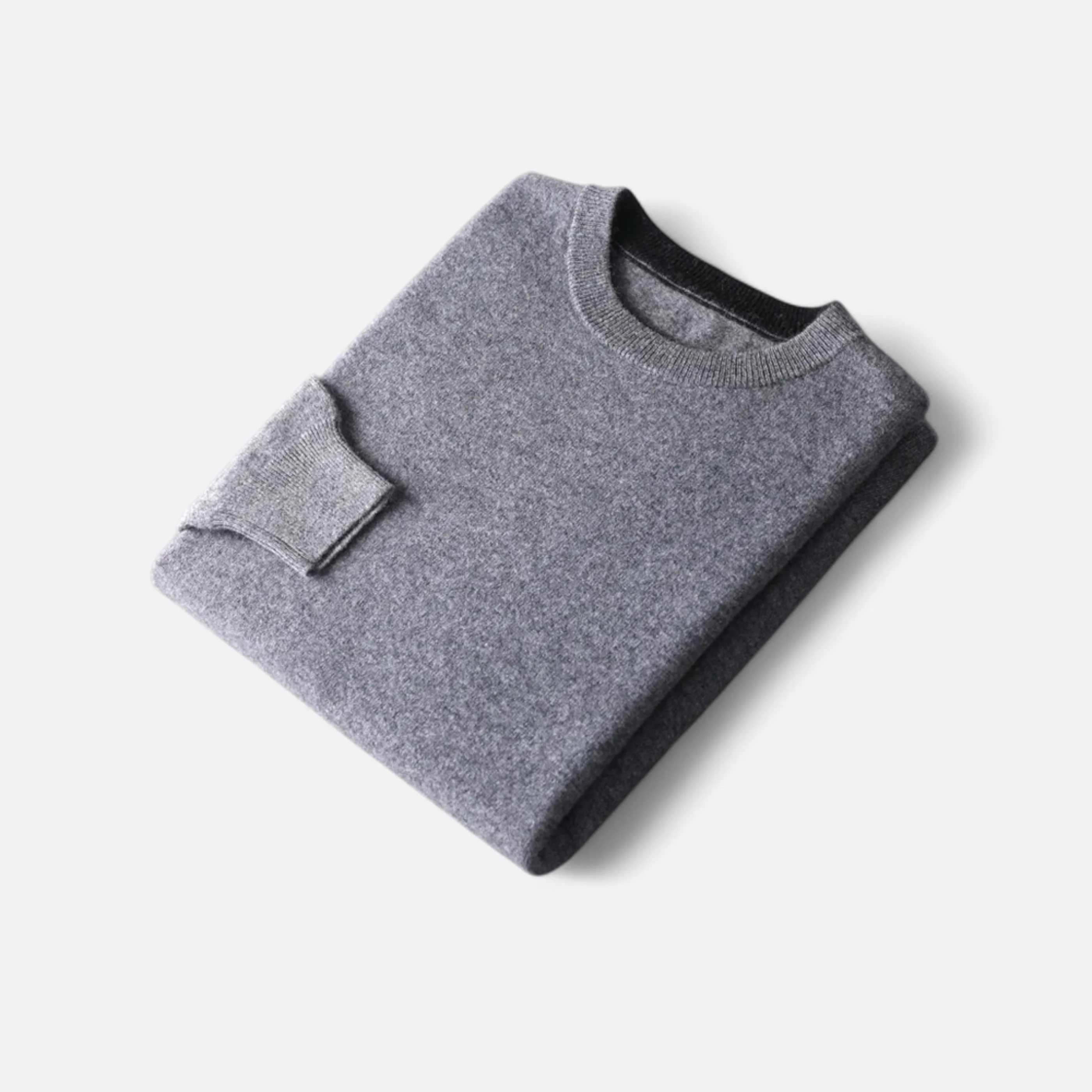 Men’s Cashmere Merino Wool Jumper – Relaxed Fit - Image 8
