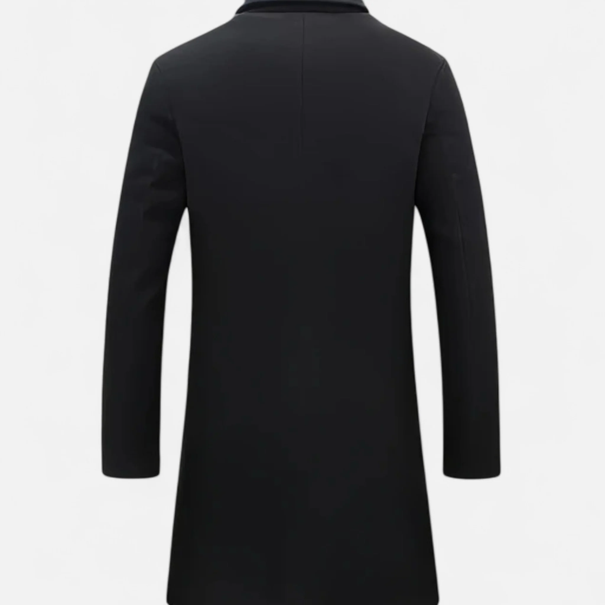 Men’s Classic Single-Breasted Trench Coat - Image 3