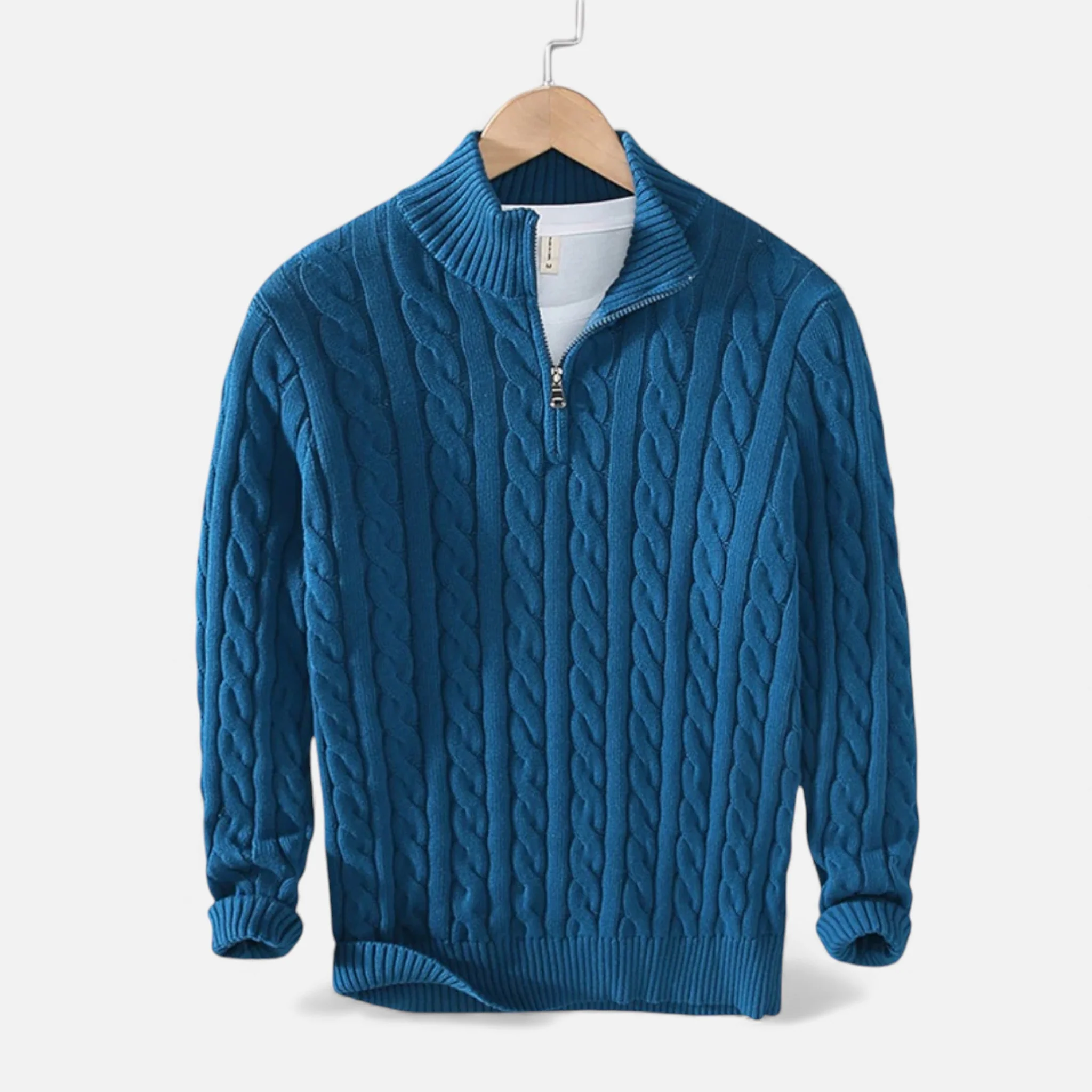 Men’s Half Zip Sweater - Image 3