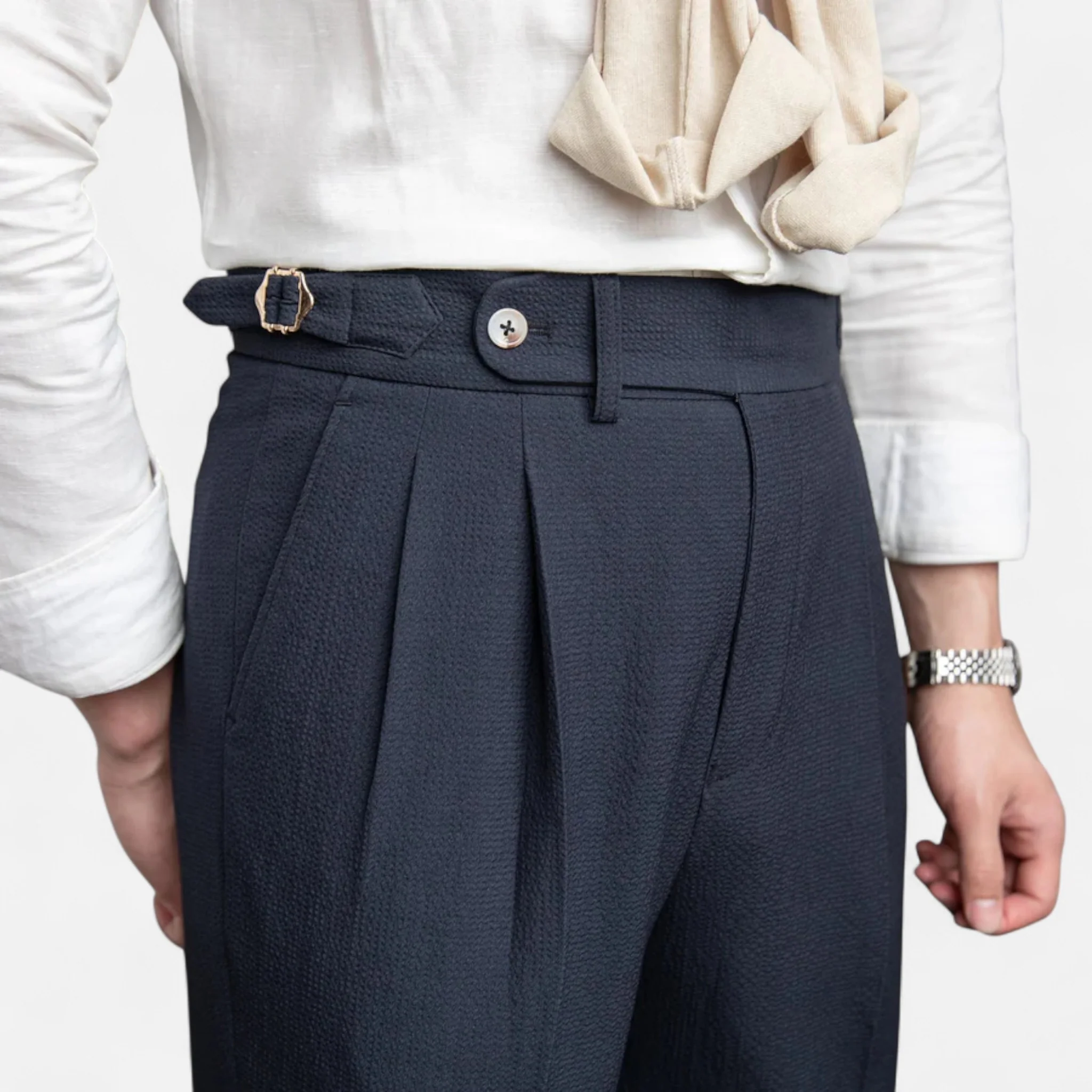 Men’s High-Waist Trousers - Image 3