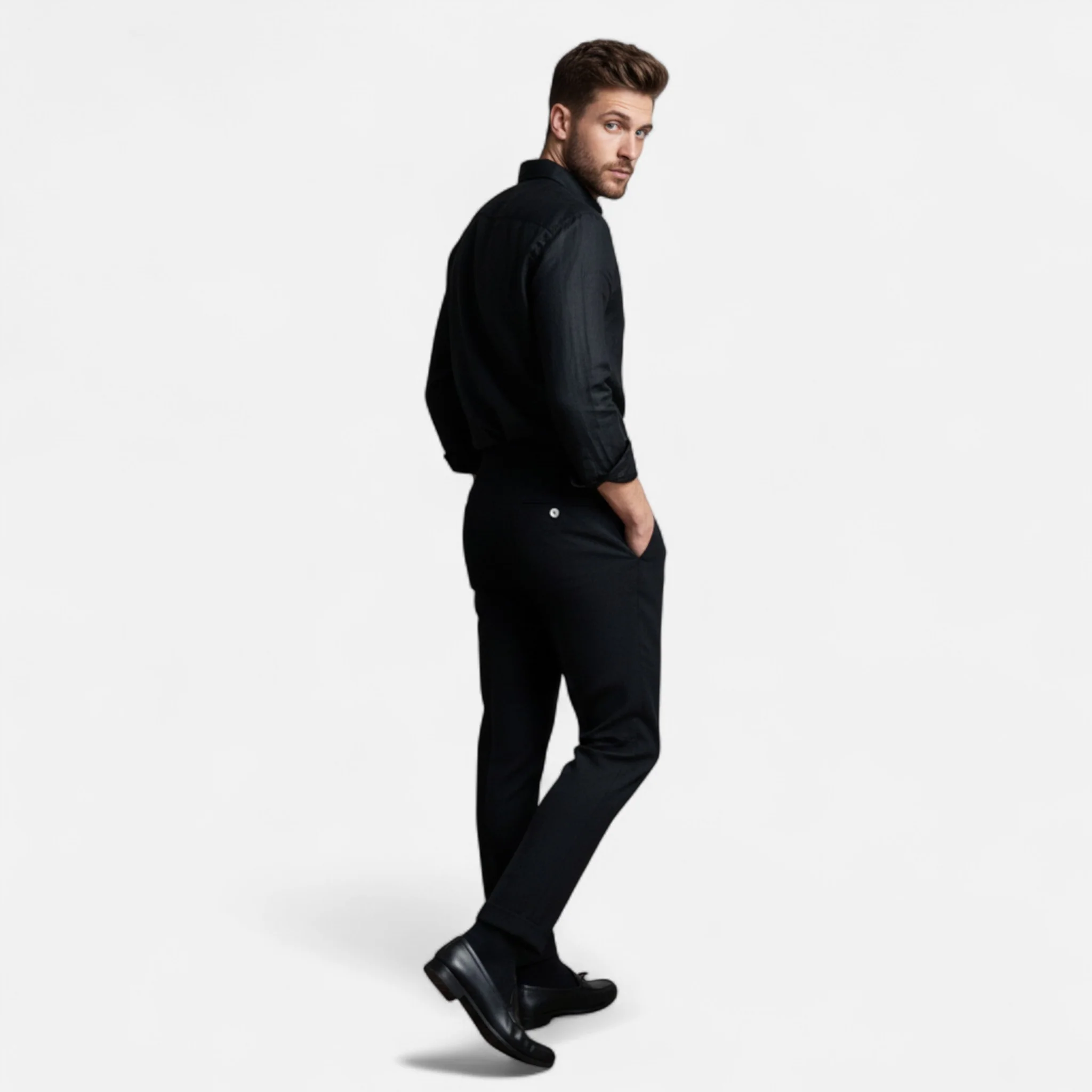 Men’s High-Waist Trousers - Image 7