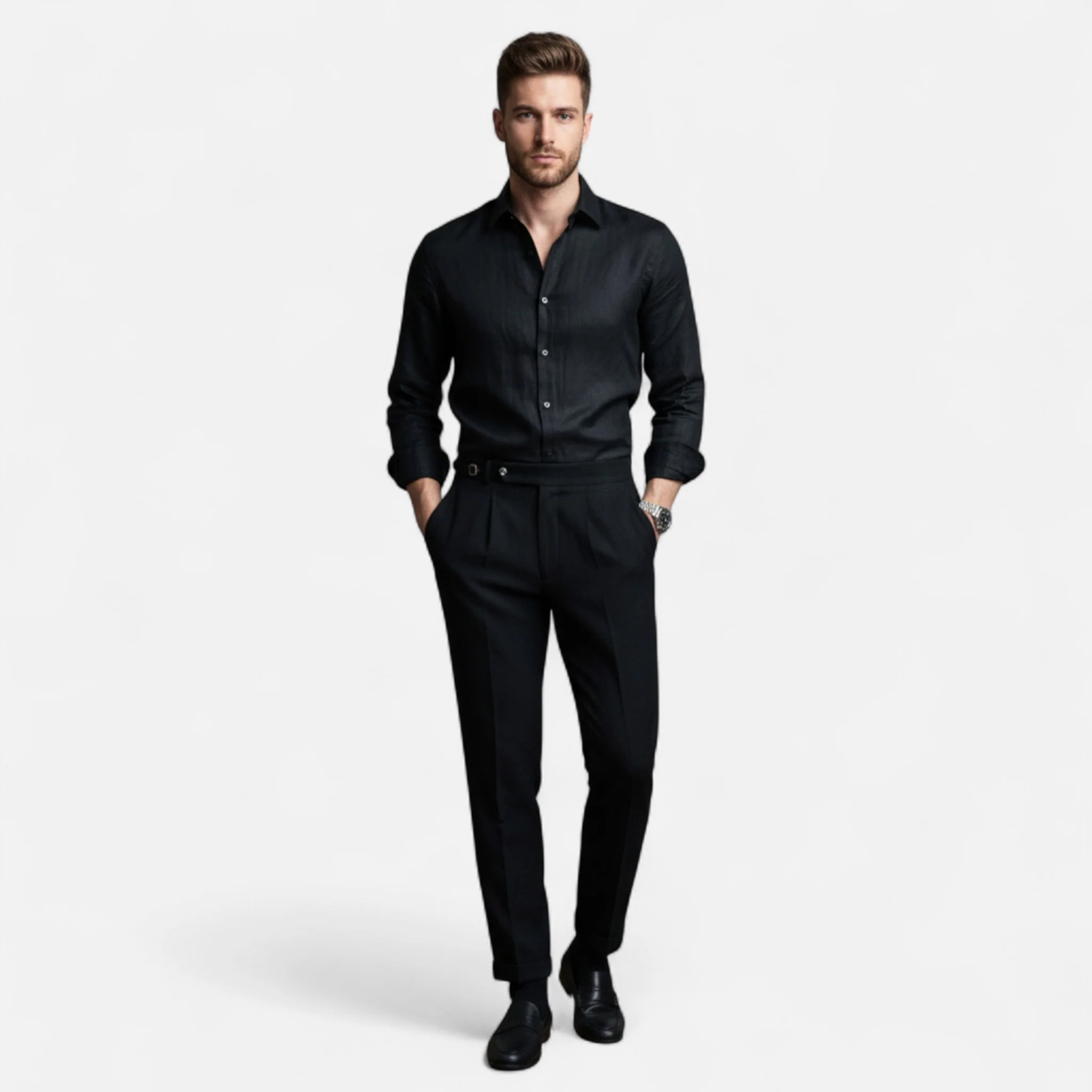 Men’s High-Waist Trousers - Image 8