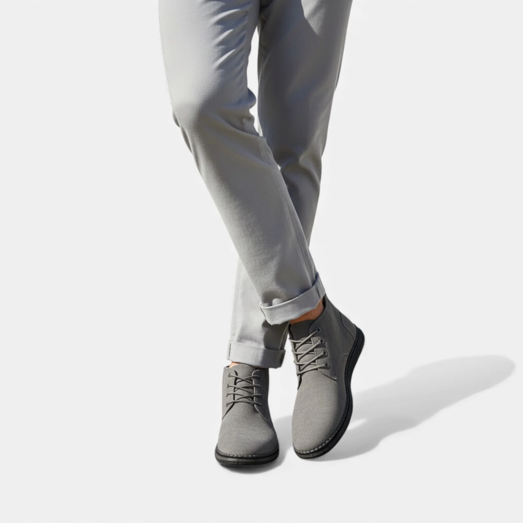 Men’s Lace-Up Shoes with Soft Sole, Round Toe - Image 11