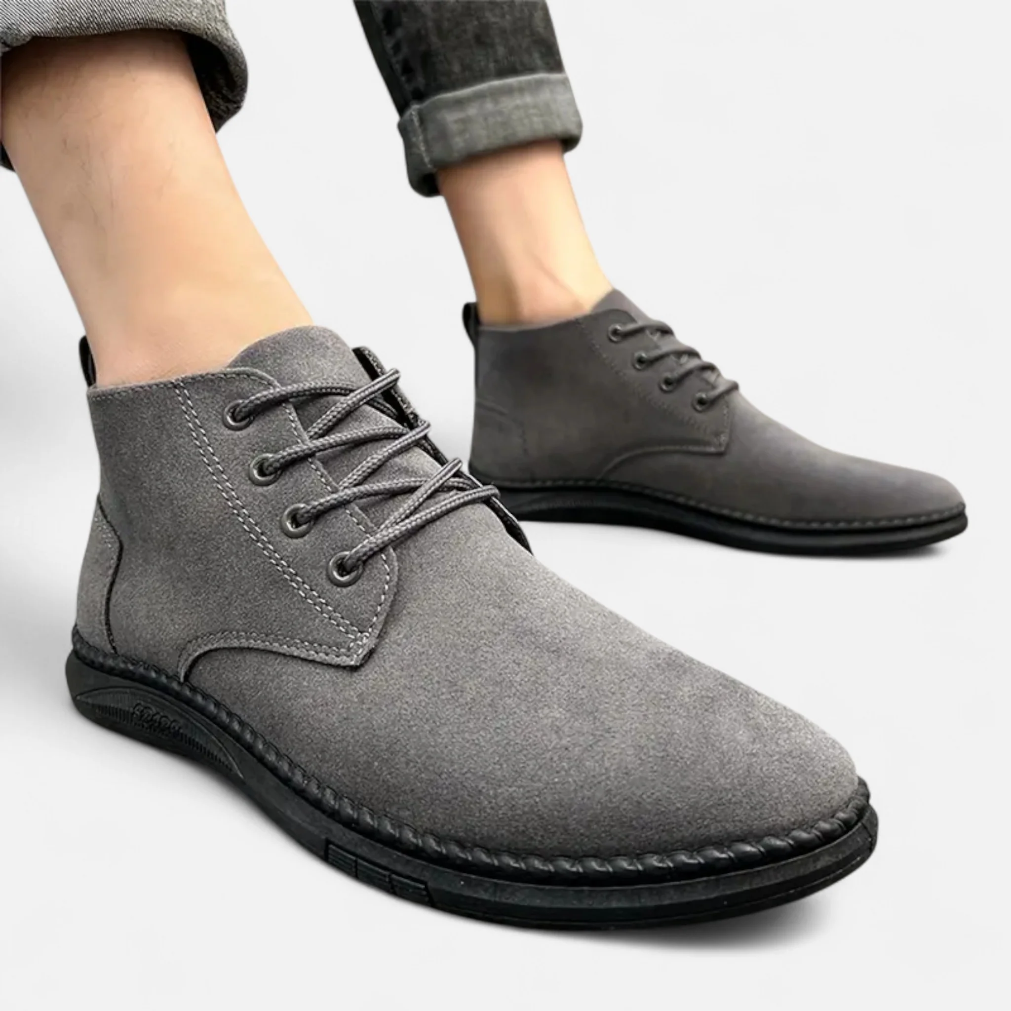 Men’s Lace-Up Shoes with Soft Sole, Round Toe - Image 5