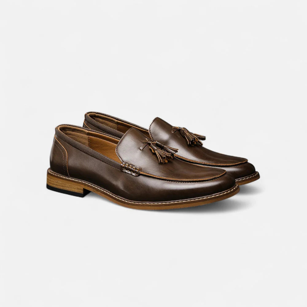 Men’s Leather Luxury Loafers - Image 4
