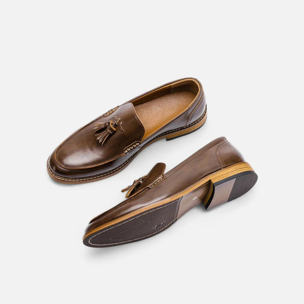 Men’s Leather Luxury Loafers - Image 5
