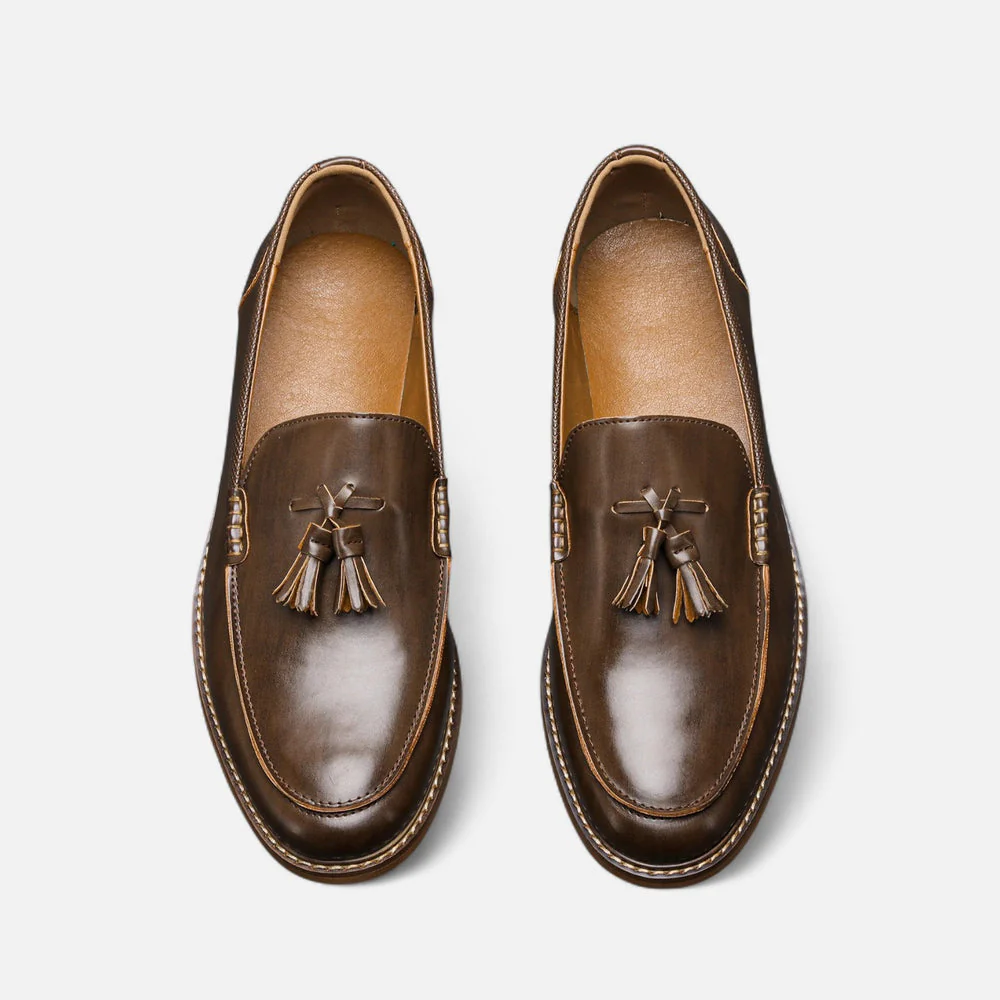 Men’s Leather Luxury Loafers - Image 7