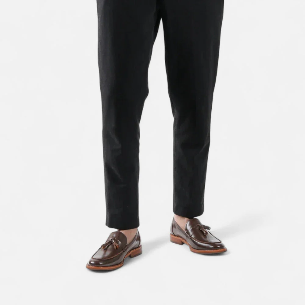 Men’s Leather Luxury Loafers - Image 8