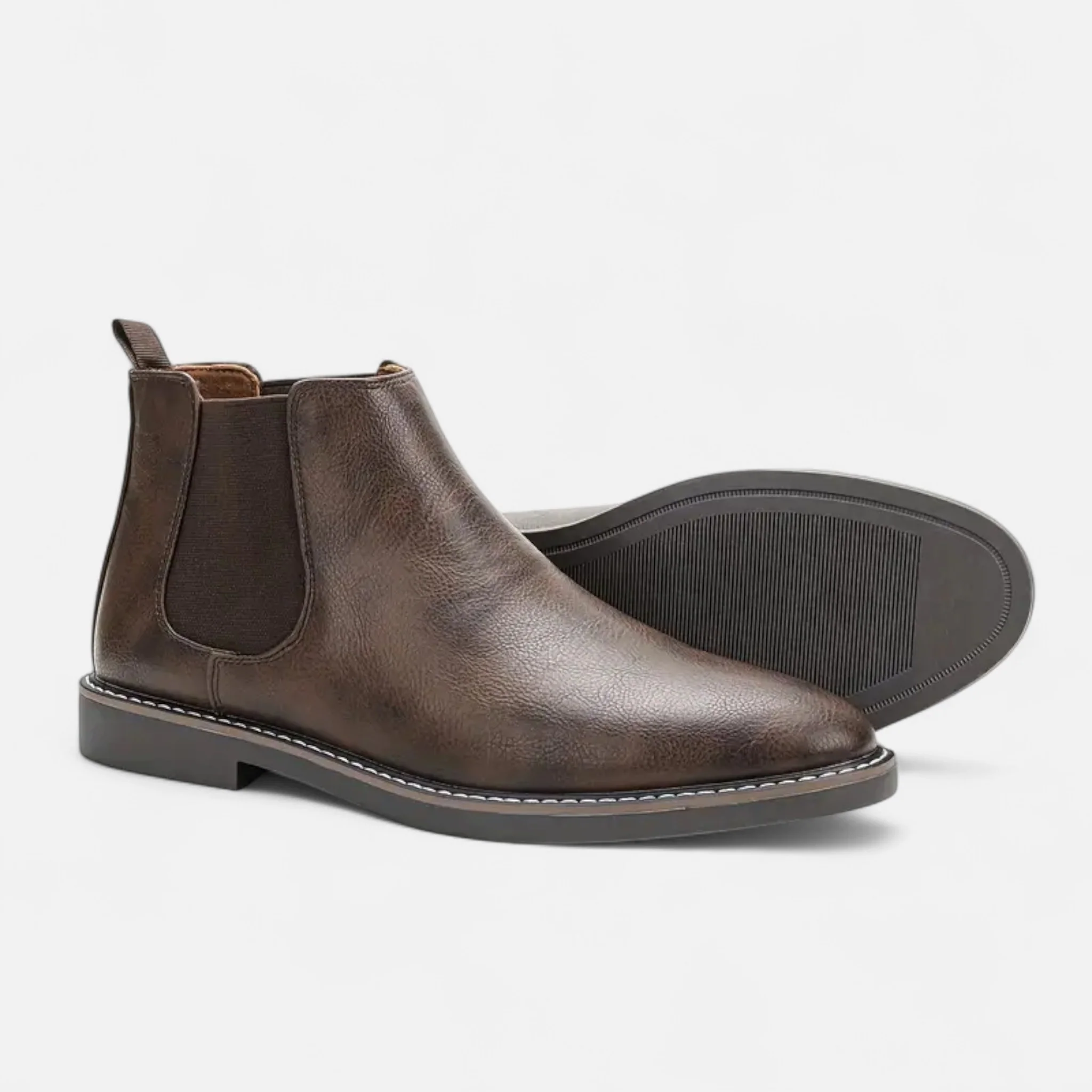 Men’s Round Toe Ankle Boots - Image 4