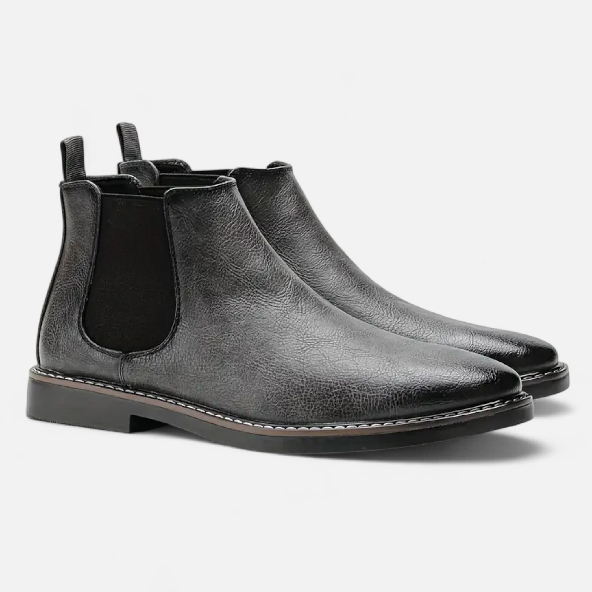Men’s Round Toe Ankle Boots - Image 5