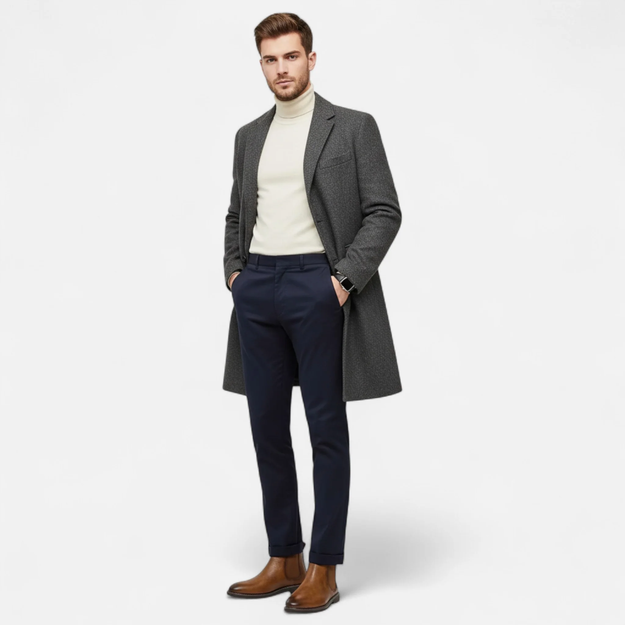 Men’s Round Toe Ankle Boots - Image 6