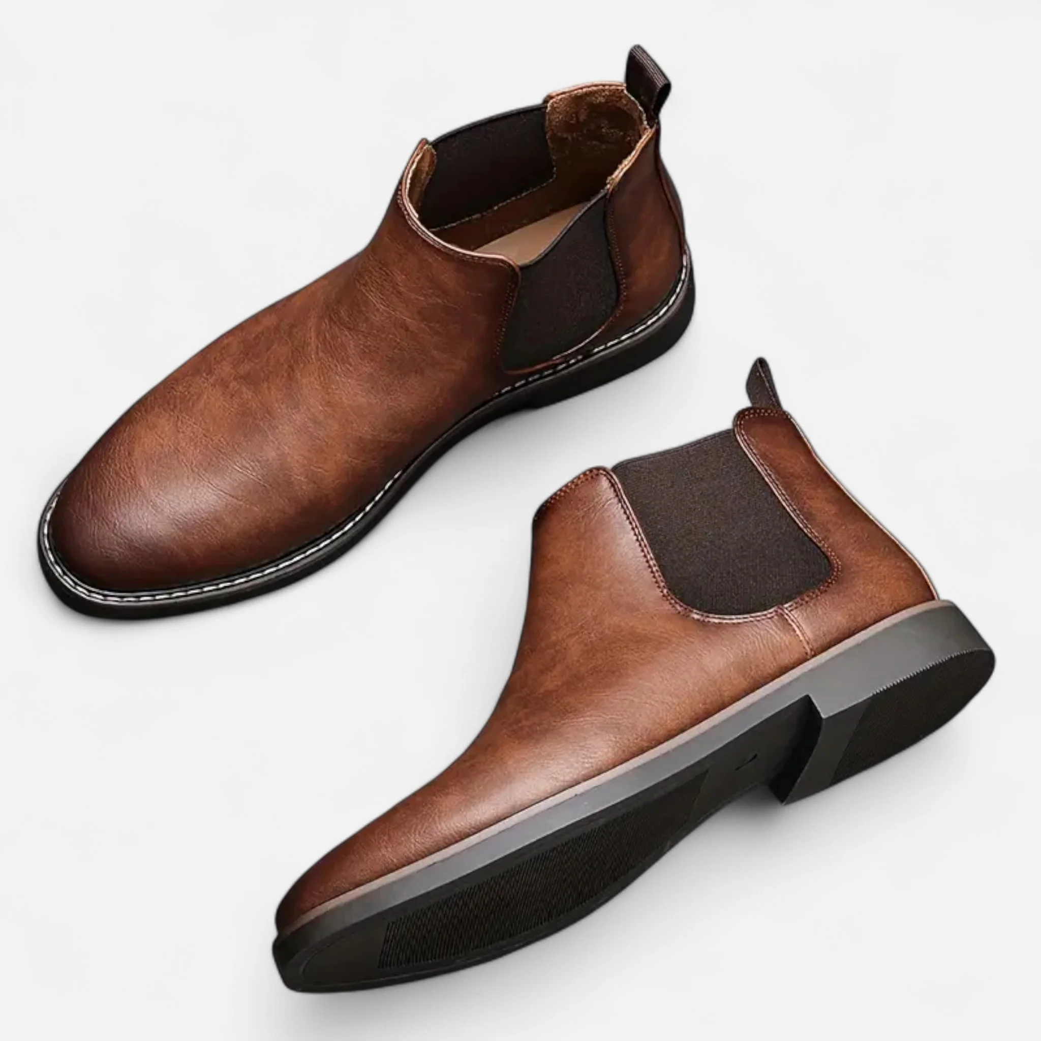 Men’s Round Toe Ankle Boots - Image 7