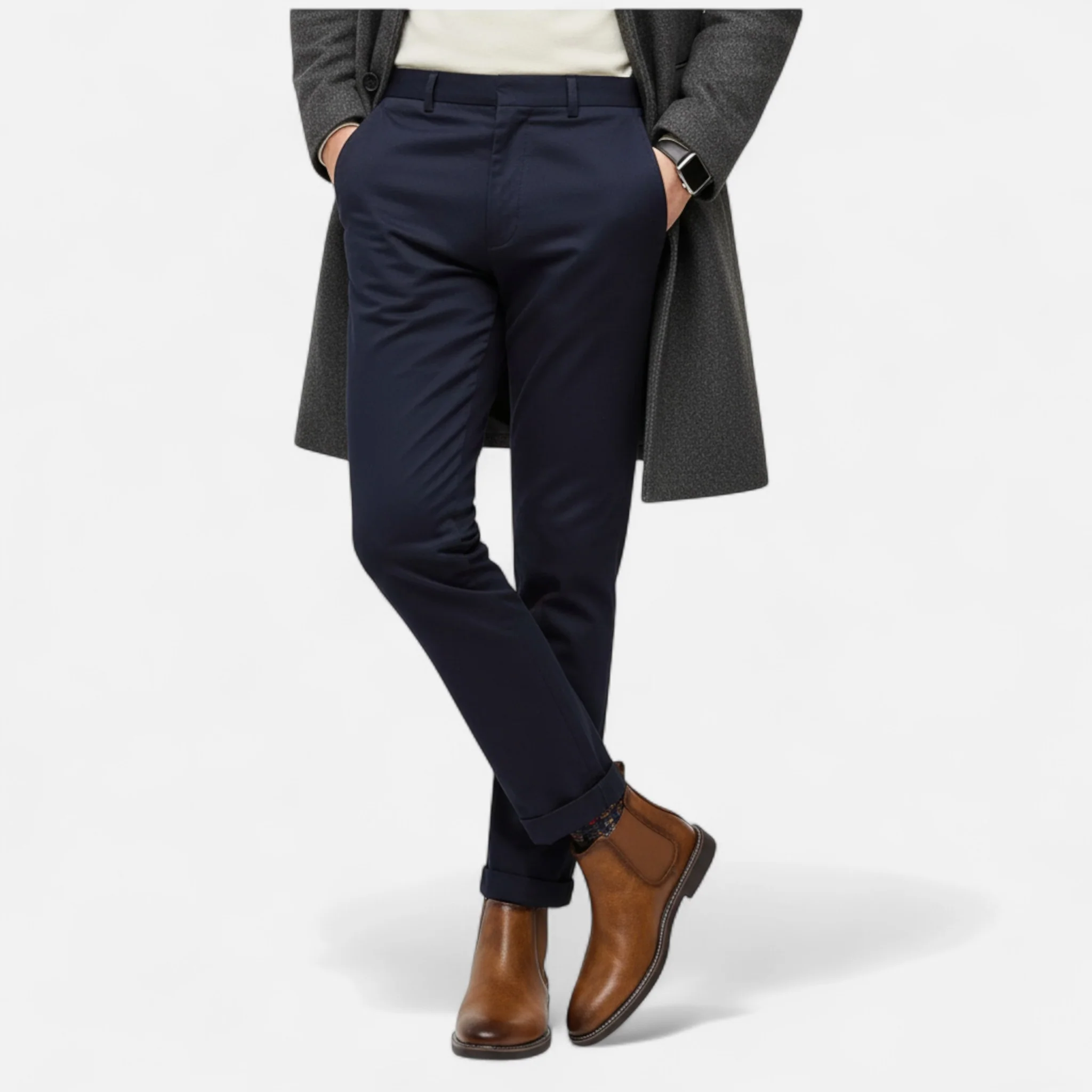 Men’s Round Toe Ankle Boots - Image 8