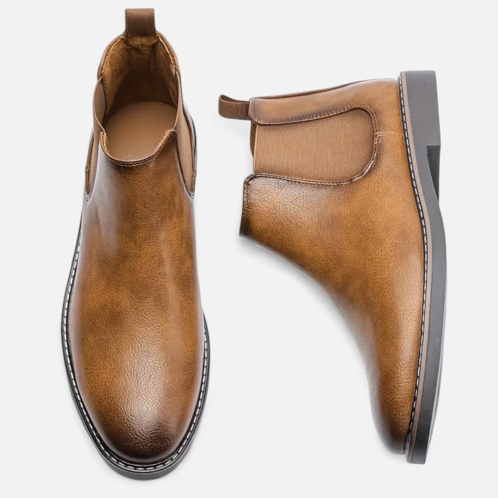 Men’s Round Toe Ankle Boots - Image 9