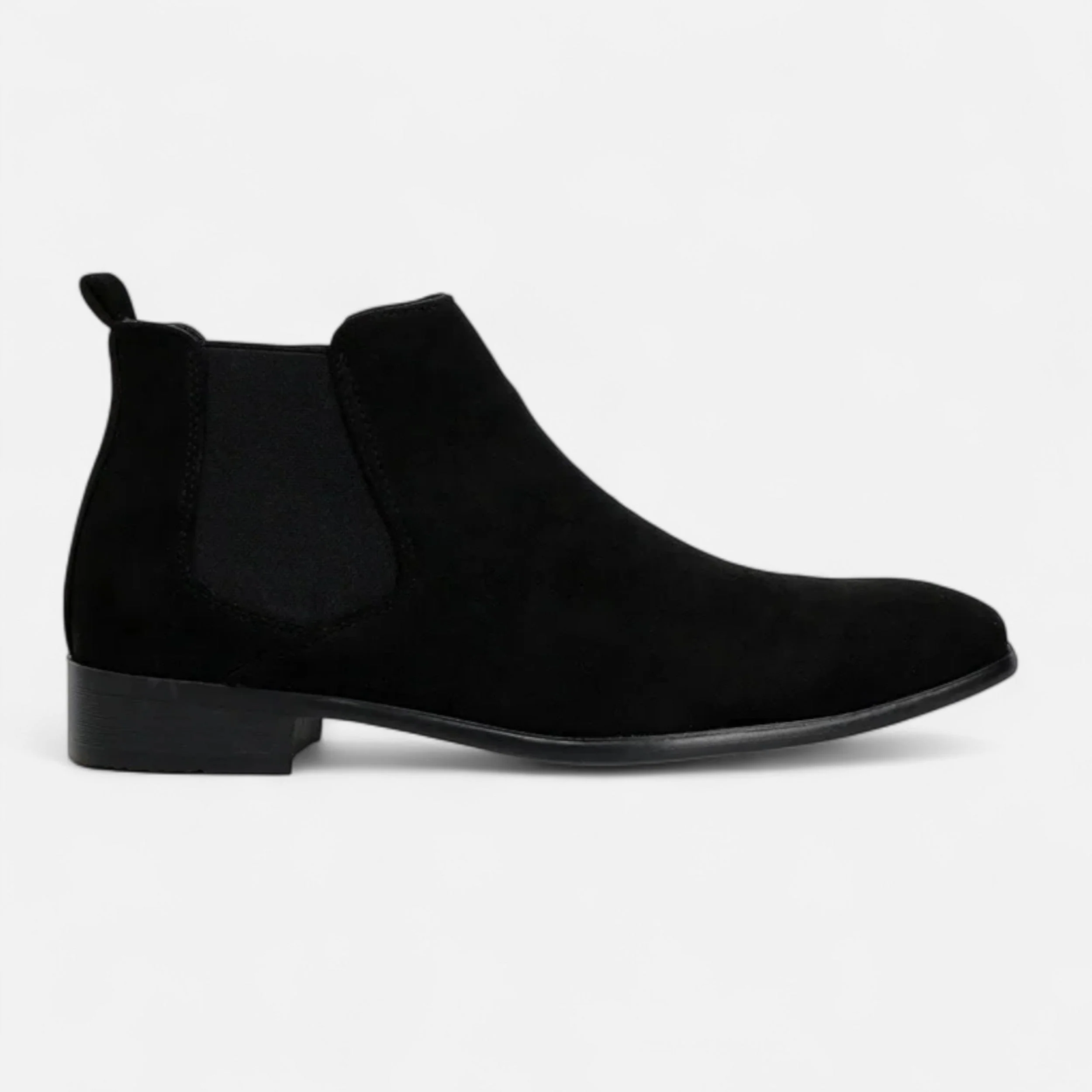 Men’s Suede Square-Toe Chelsea Boots - Image 6