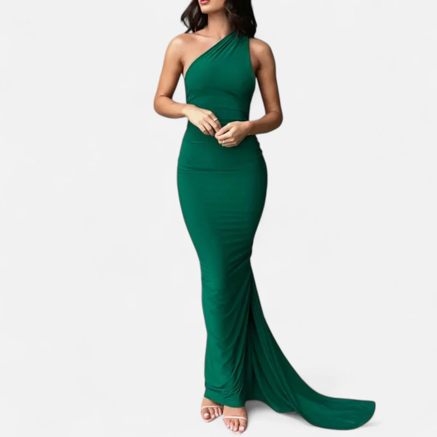 Women’s Backless Scarf-Tie Evening Dress - Image 24