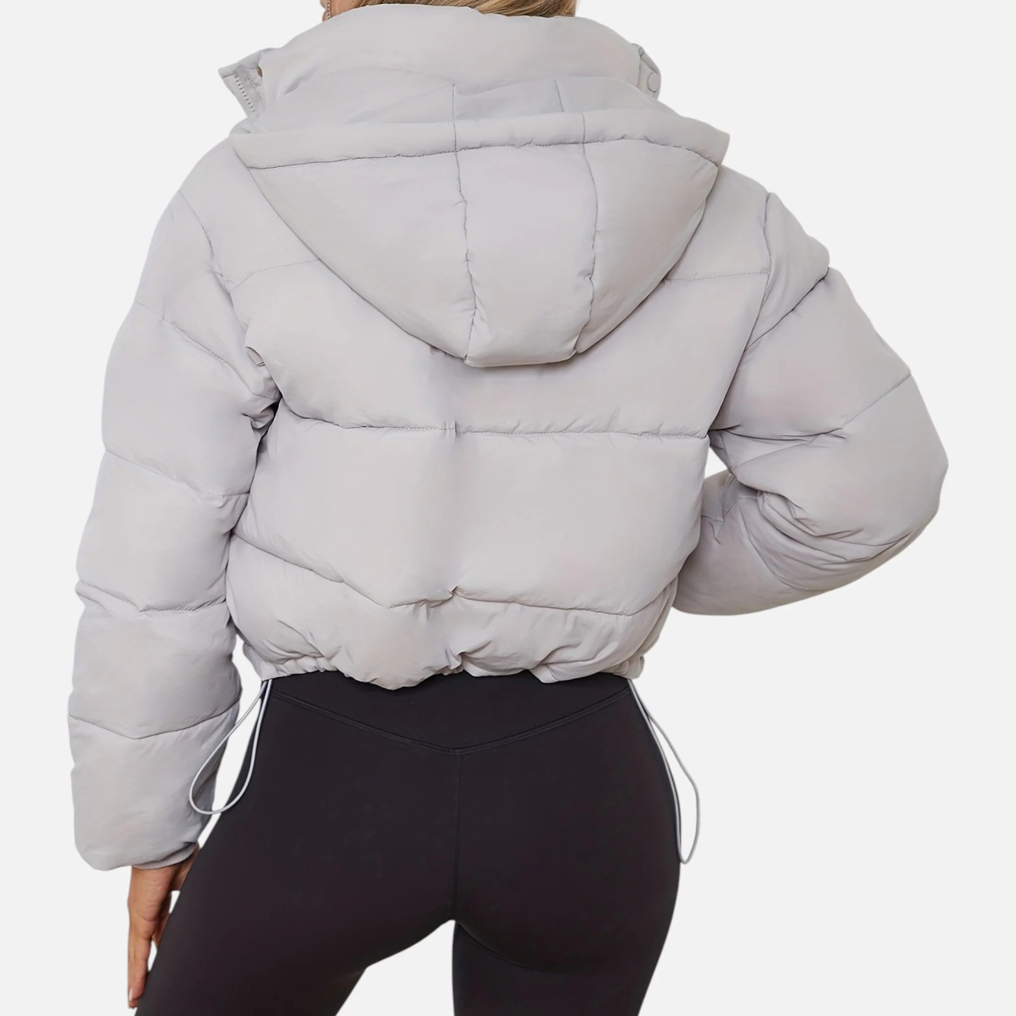 Women’s Cropped Puffer Jacket - Image 13