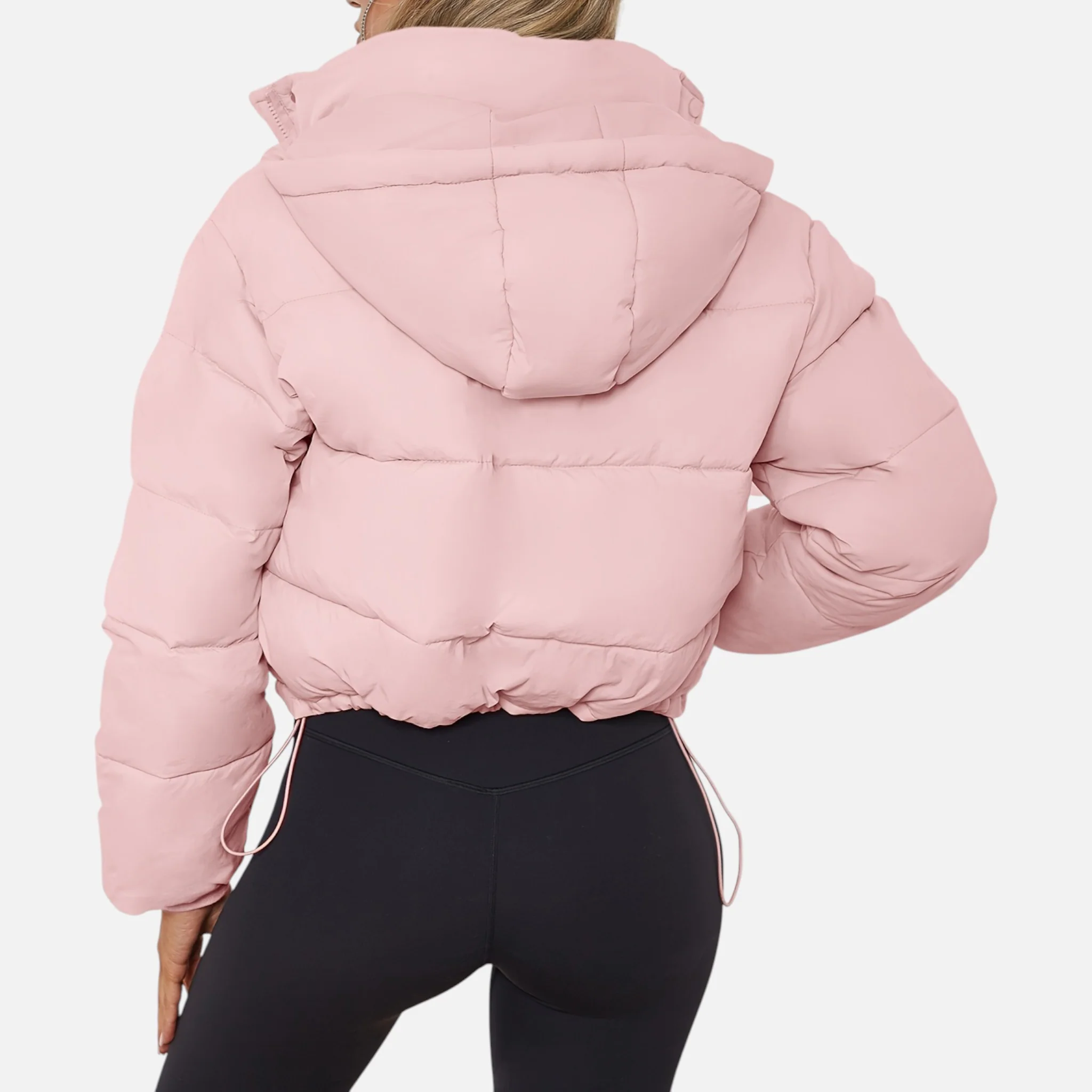 Women’s Cropped Puffer Jacket - Image 2