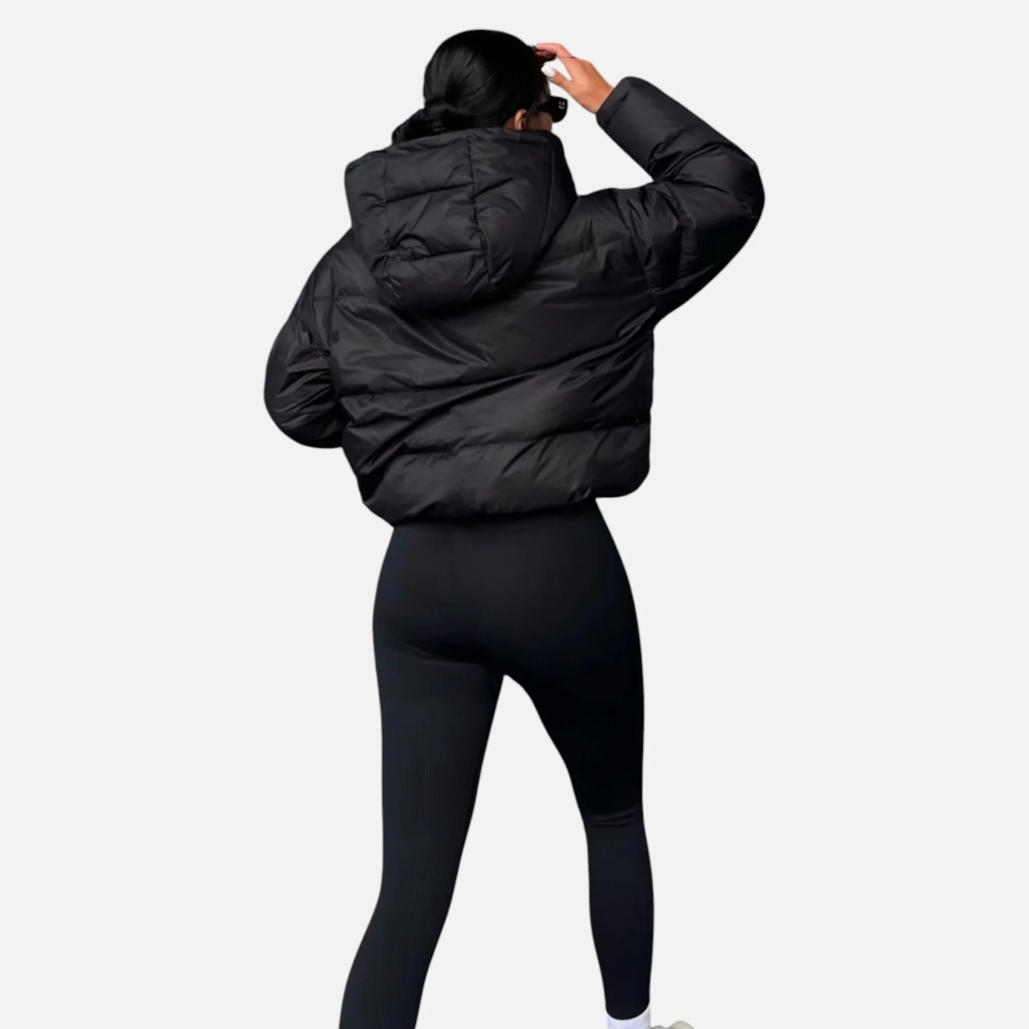 Women’s Cropped Puffer Jacket - Image 22