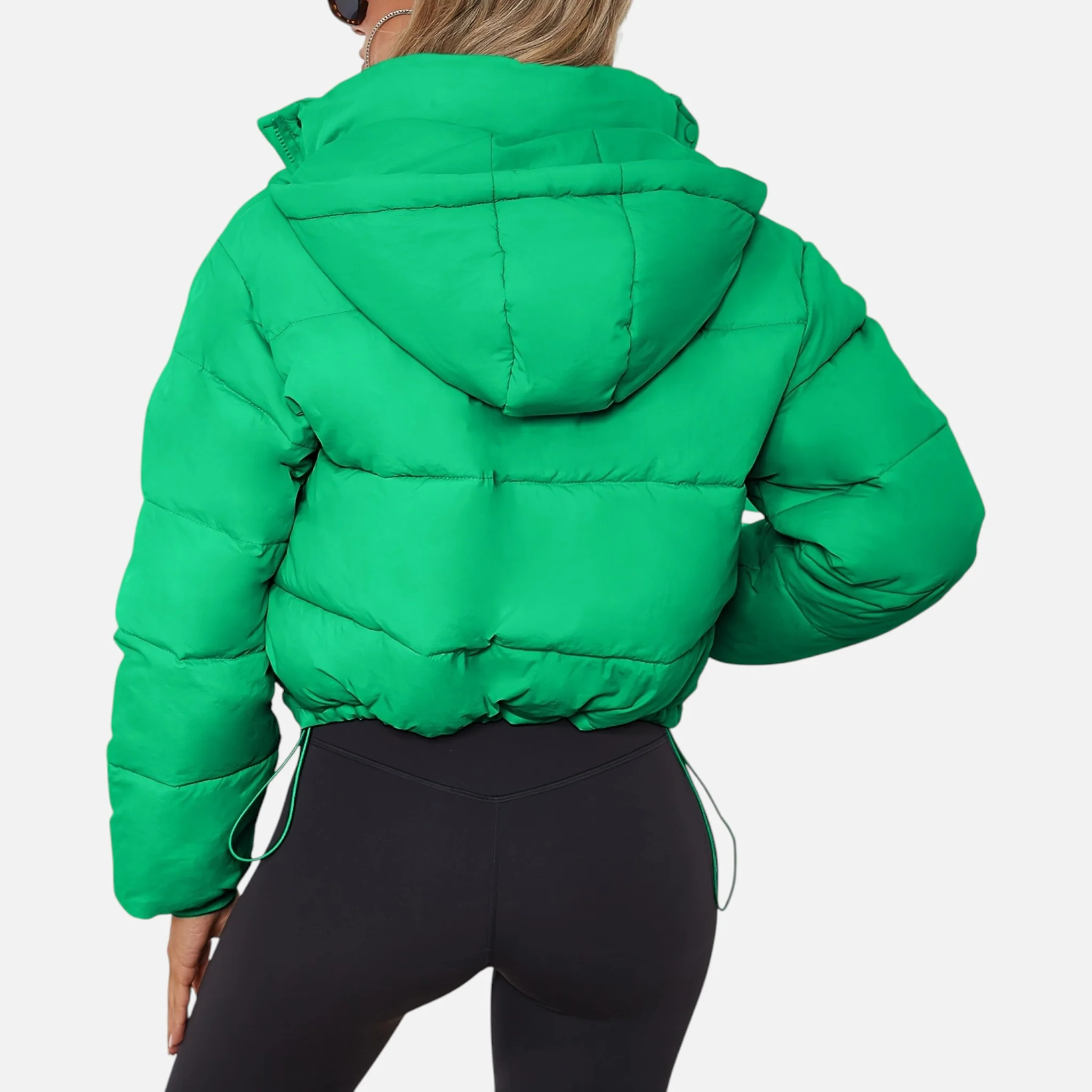 Women’s Cropped Puffer Jacket - Image 23