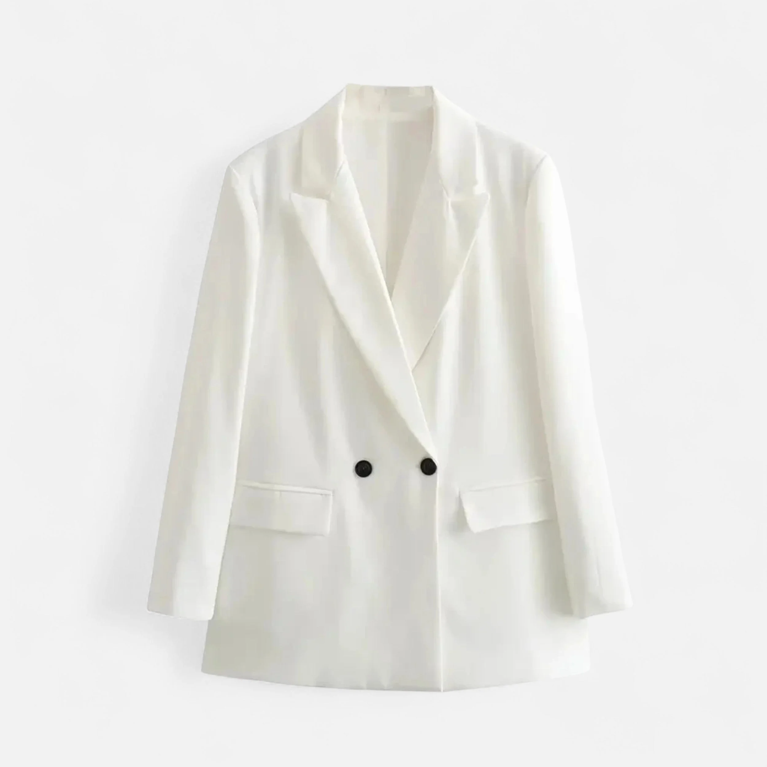 Women’s Double-Breasted Oversized Vintage Blazer - Image 10