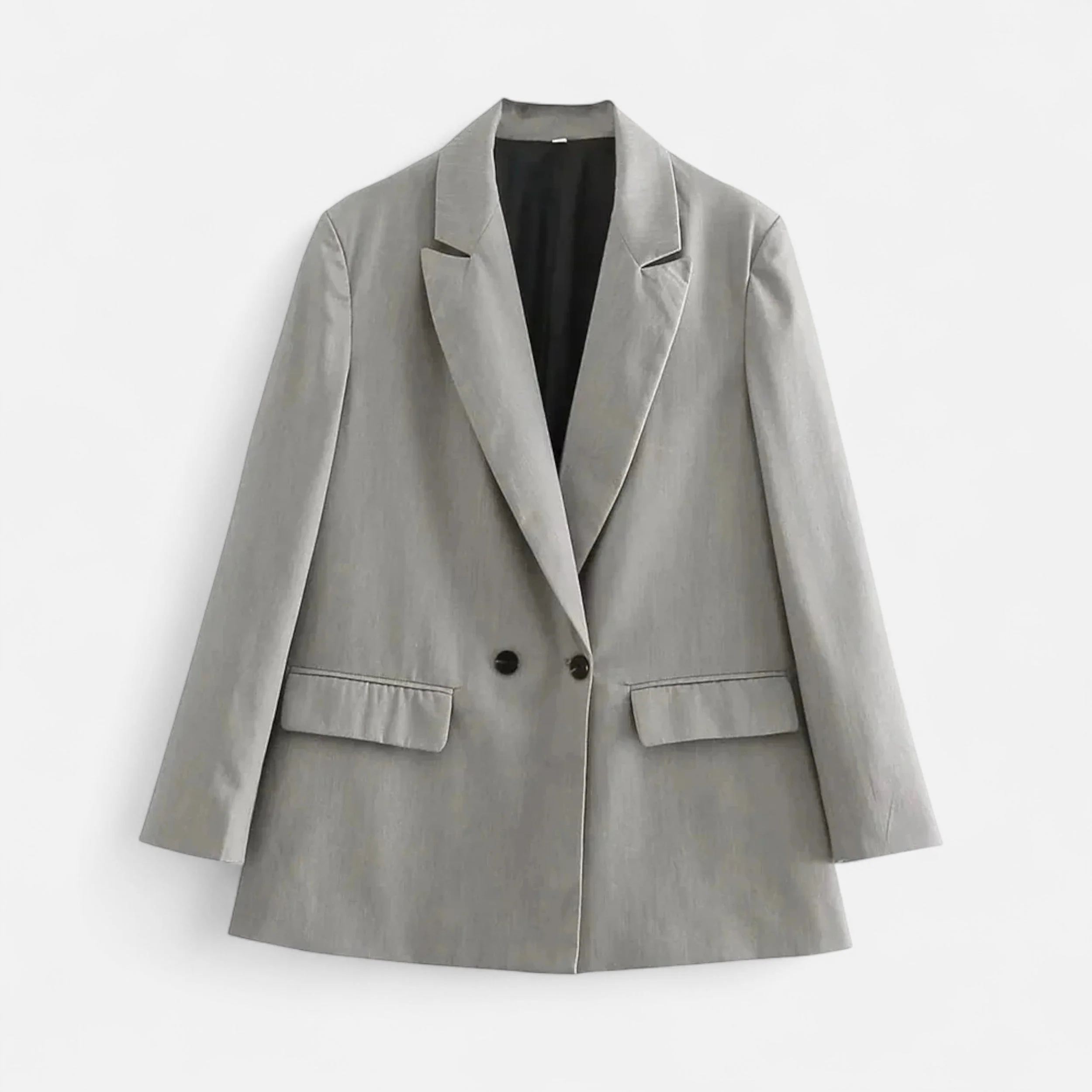 Women’s Double-Breasted Oversized Vintage Blazer - Image 11