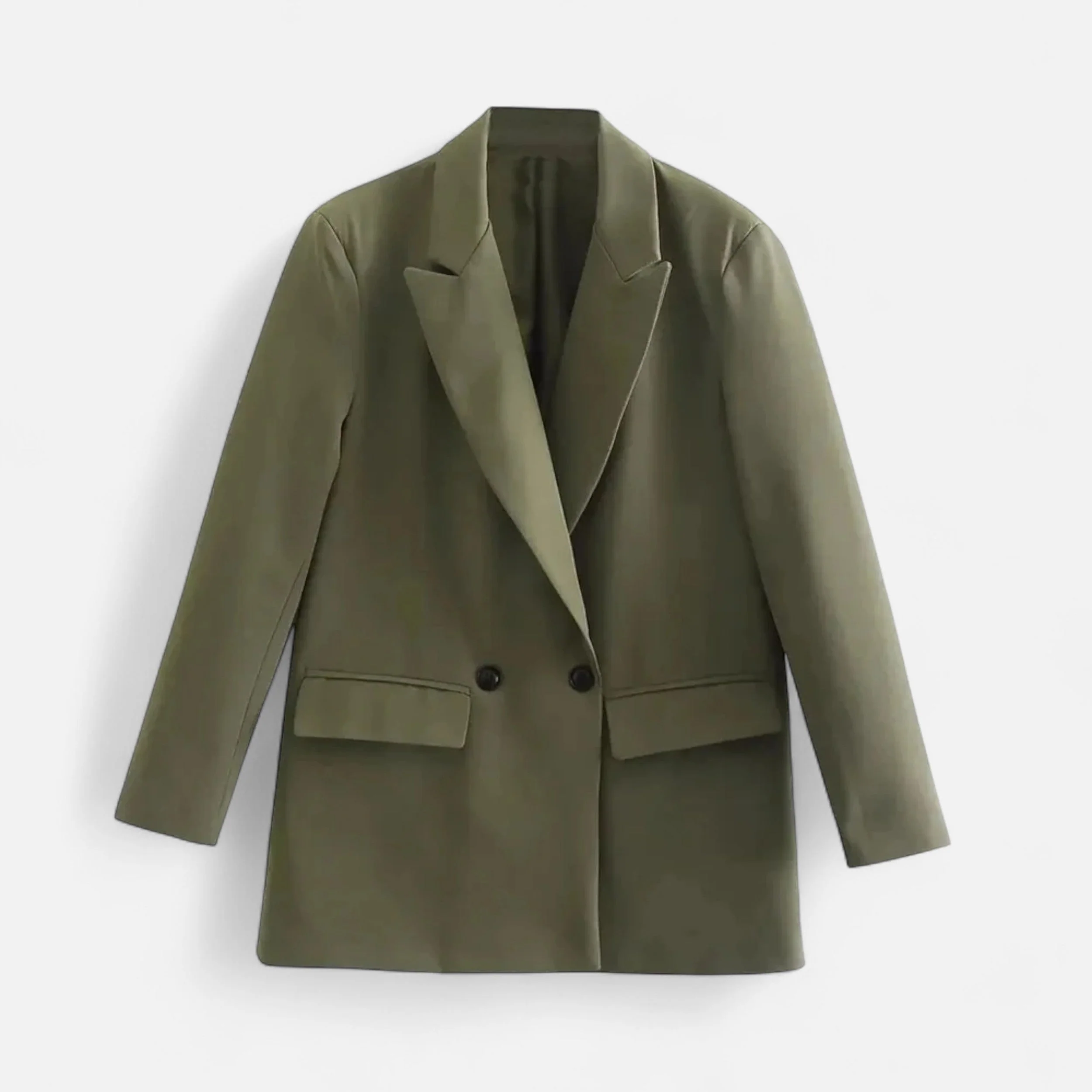 Women’s Double-Breasted Oversized Vintage Blazer - Image 13