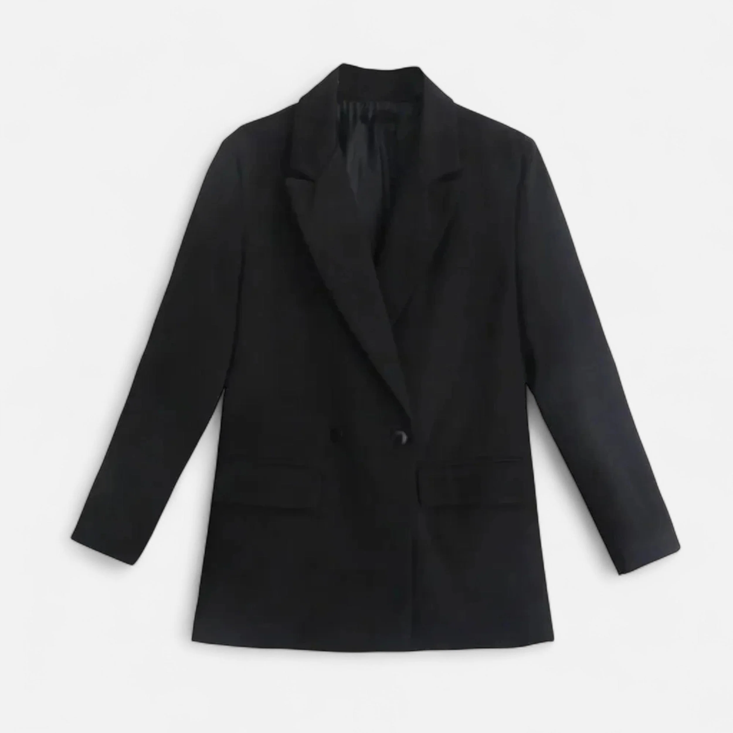 Women’s Double-Breasted Oversized Vintage Blazer - Image 9