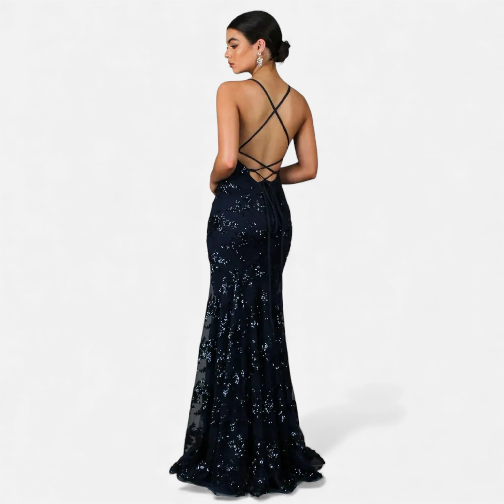 Women’s Elegant Sequin Maxi Dress - Image 4