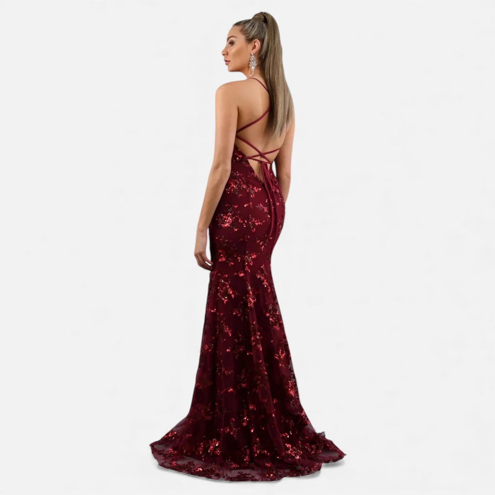 Women’s Elegant Sequin Maxi Dress - Image 5