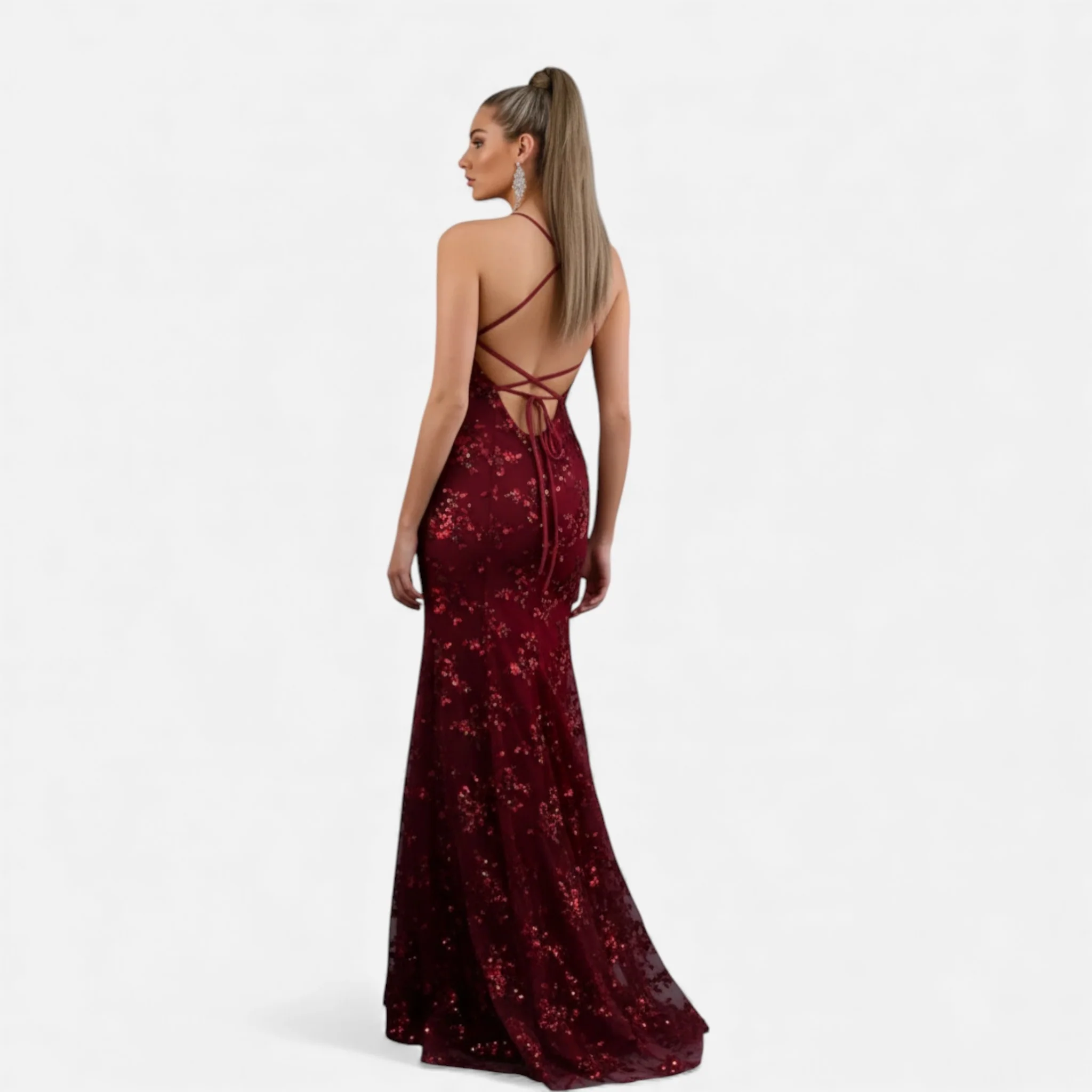 Women’s Elegant Sequin Maxi Dress - Image 7