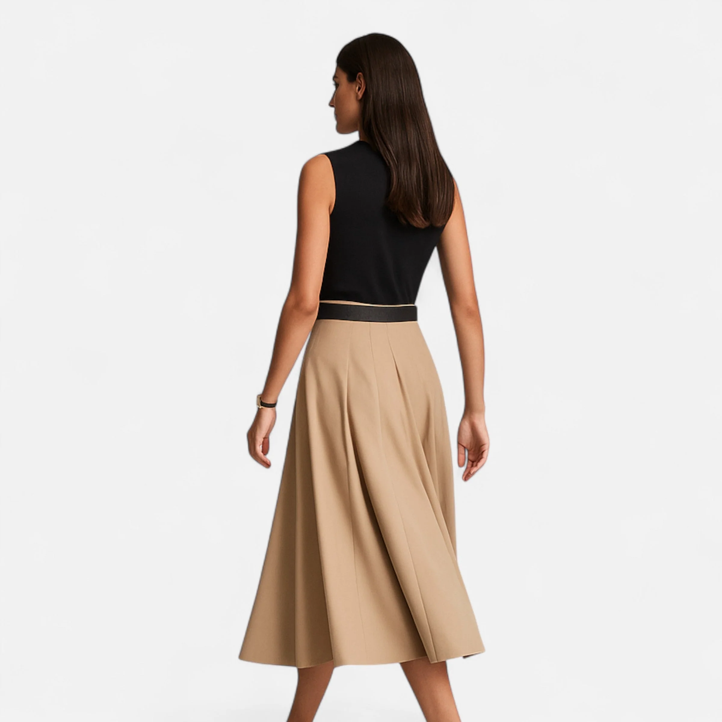 Women’s Knitted Midi Dress with belt - Image 7