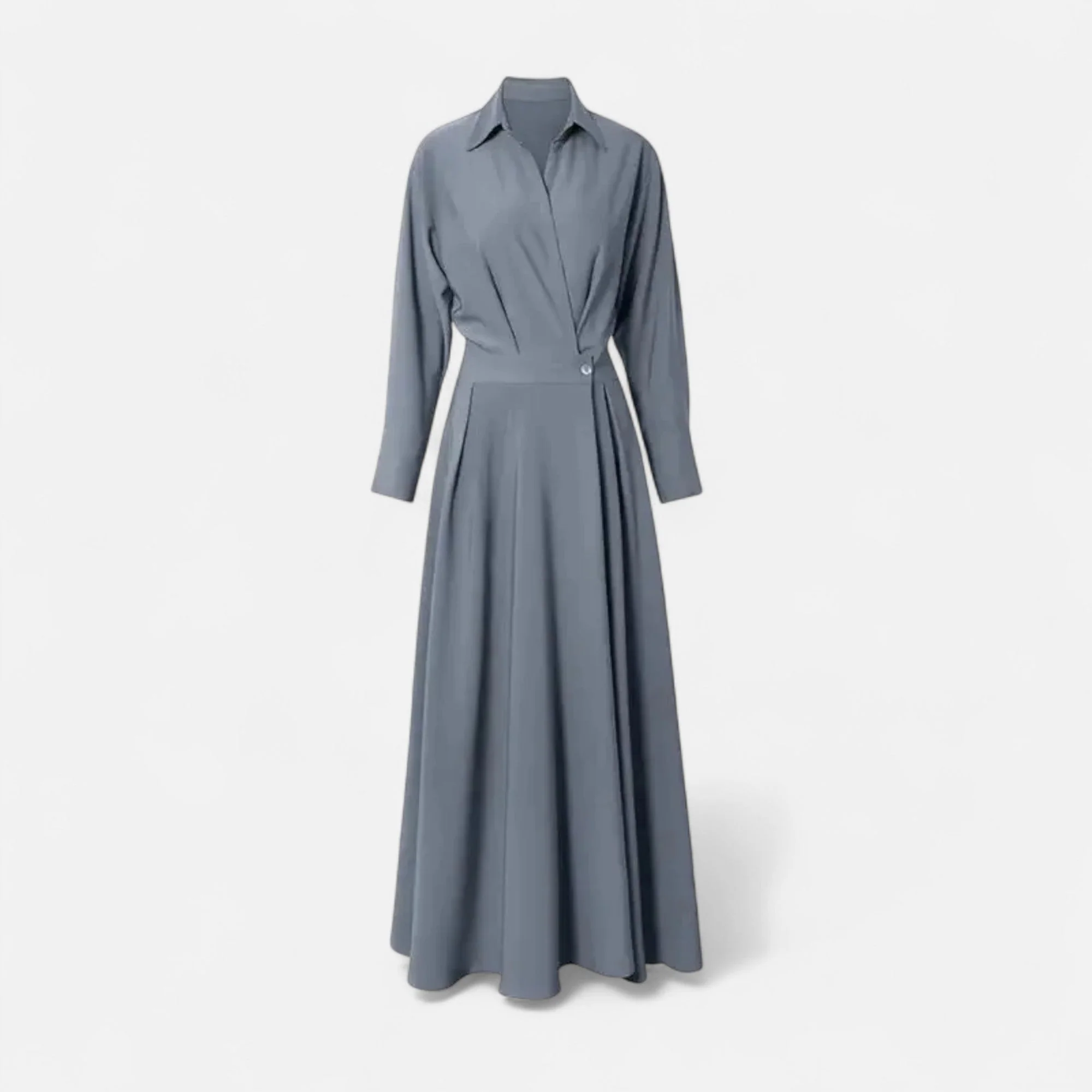 Women’s Long Shirt-Dress in Cotton-Blend - Image 8