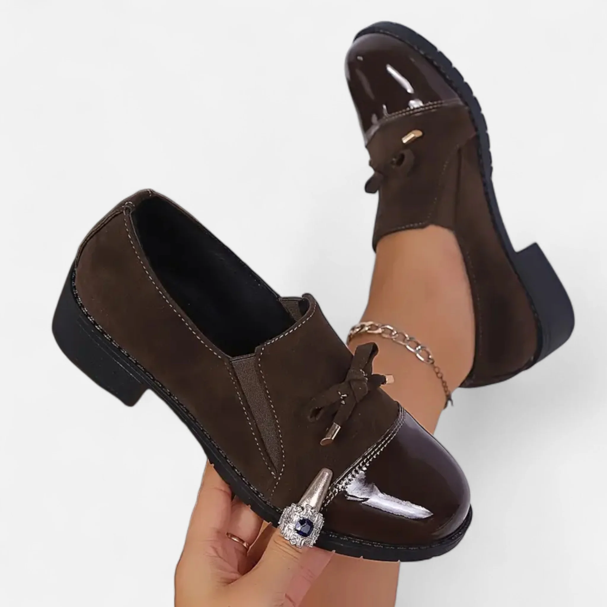 Women’s Moccasin Loafers with Bow Detail - Image 8