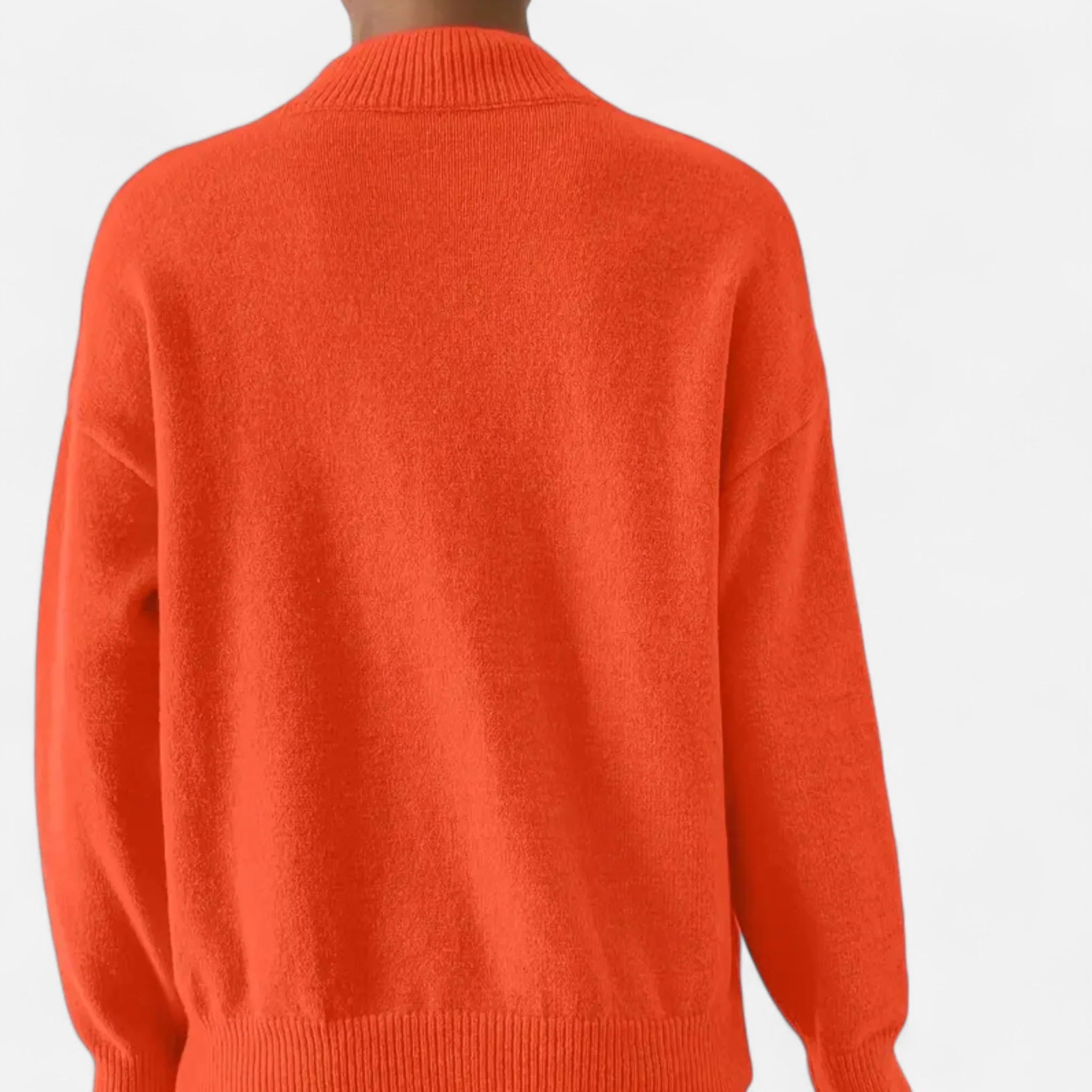 Women’s Mock Neck Long Sleeve Sweater - Image 15
