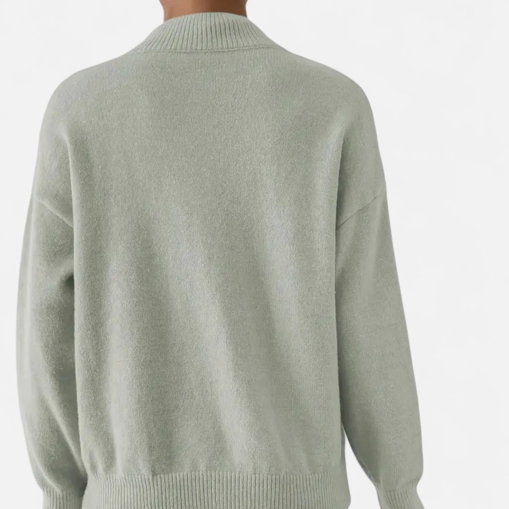 Women’s Mock Neck Long Sleeve Sweater - Image 17