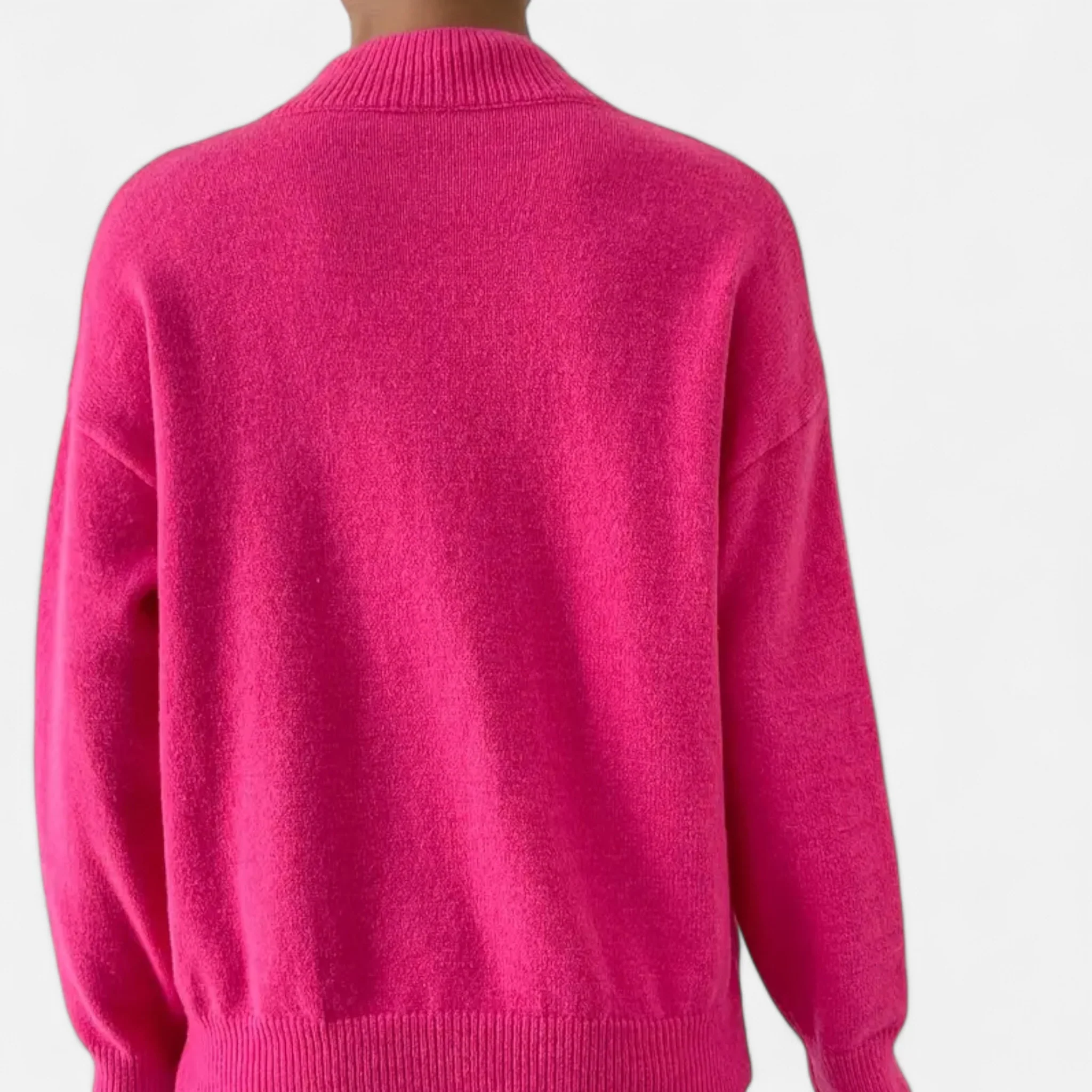 Women’s Mock Neck Long Sleeve Sweater - Image 24