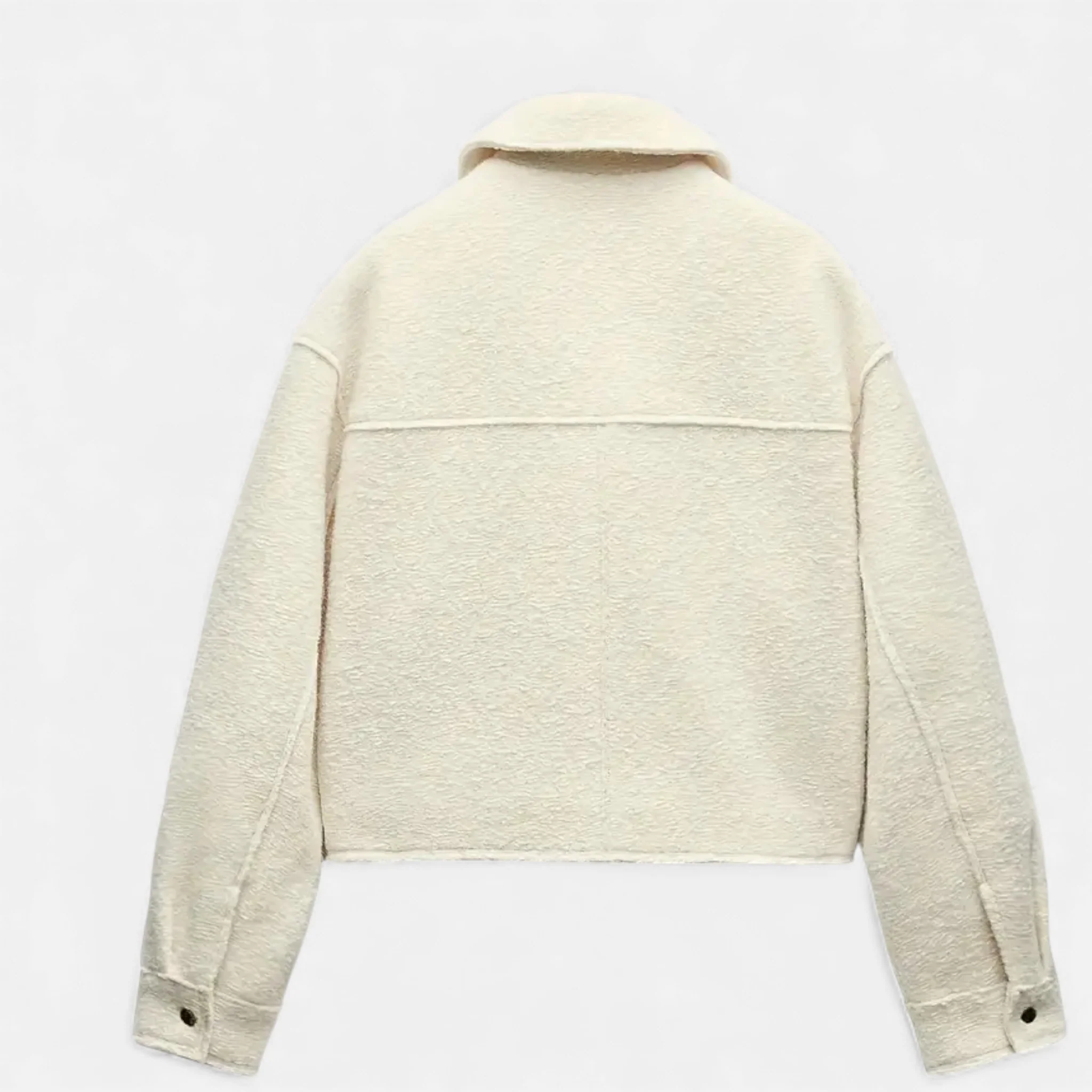 Women’s Rolled Tweed Jacket - Image 6