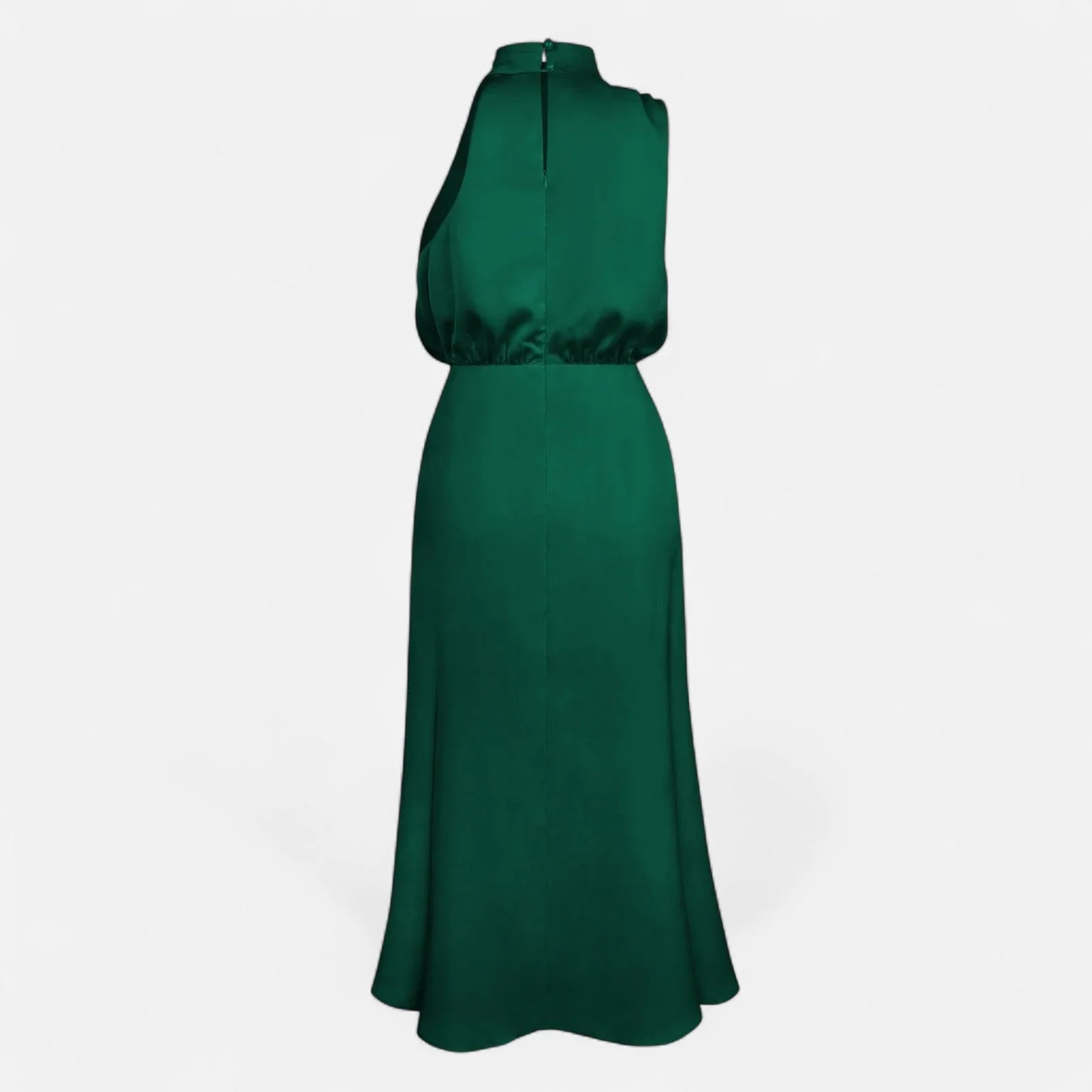 Women’s Satin A-Line Sleeveless Long Dress - Image 12