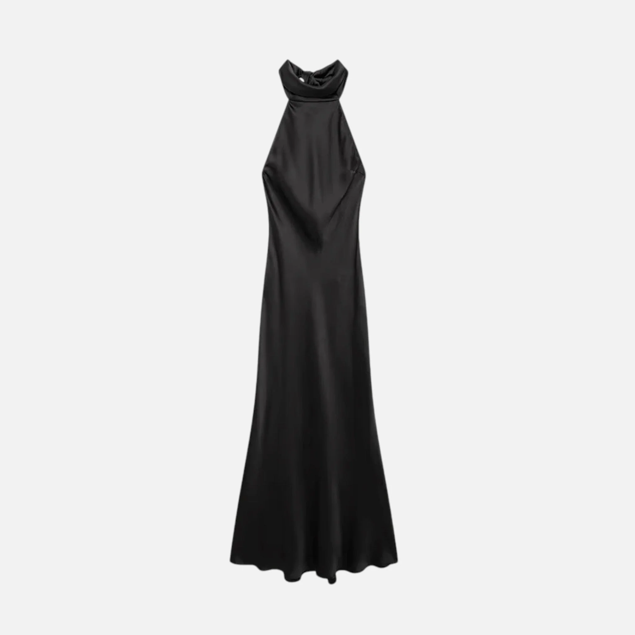 Women’s Satin Halter Dress with Open Back - Image 5