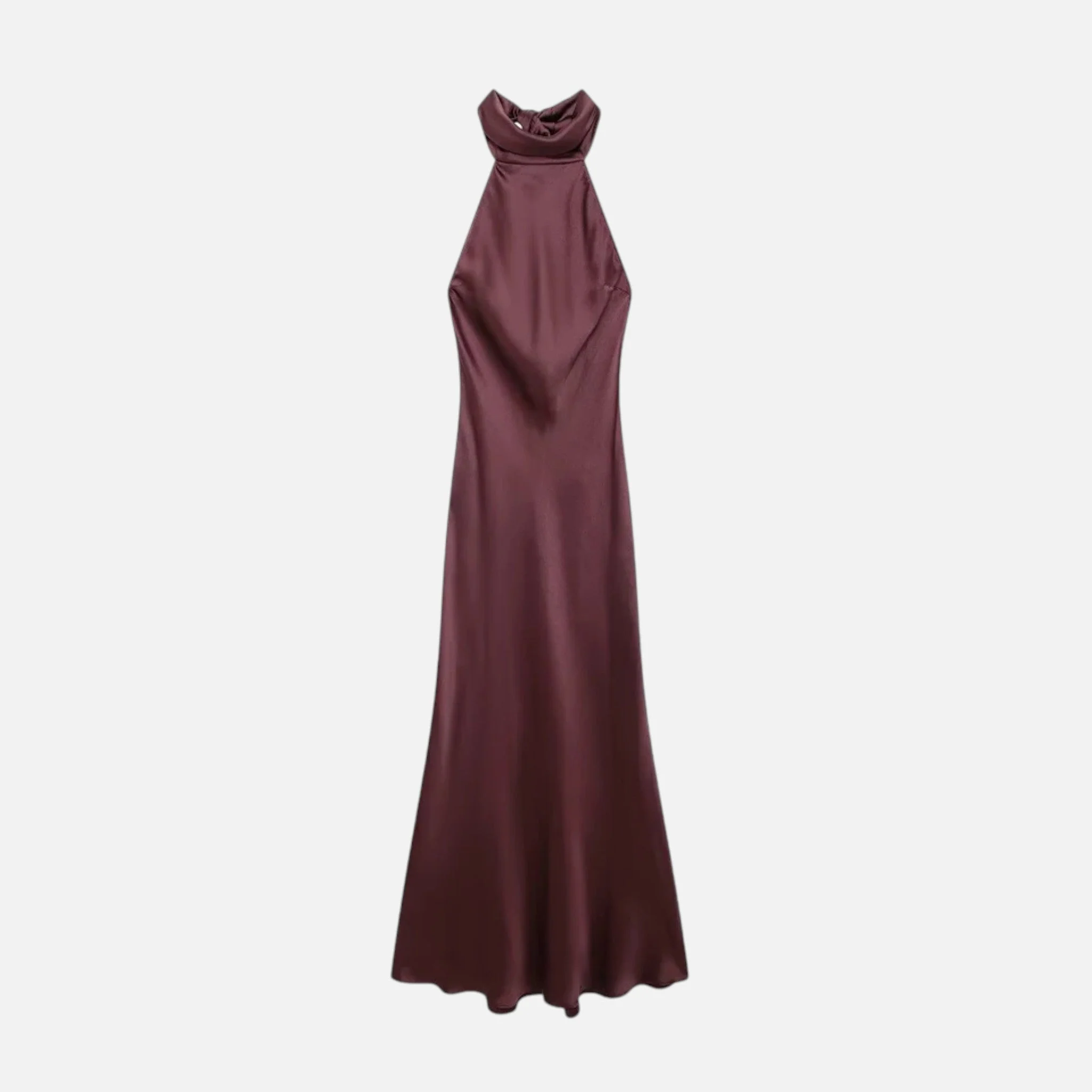 Women’s Satin Halter Dress with Open Back - Image 8