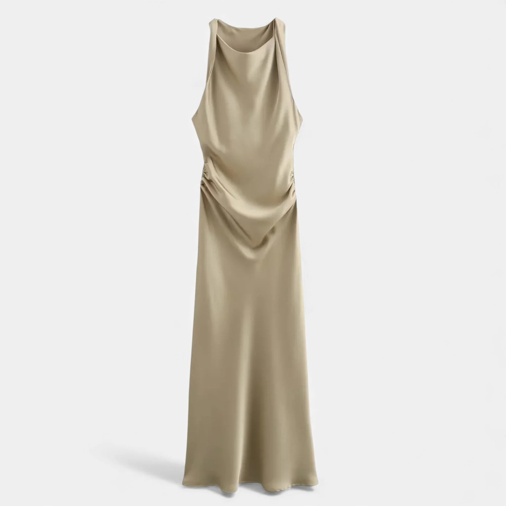 Women’s Satin Maxi Slip Dress - Image 11