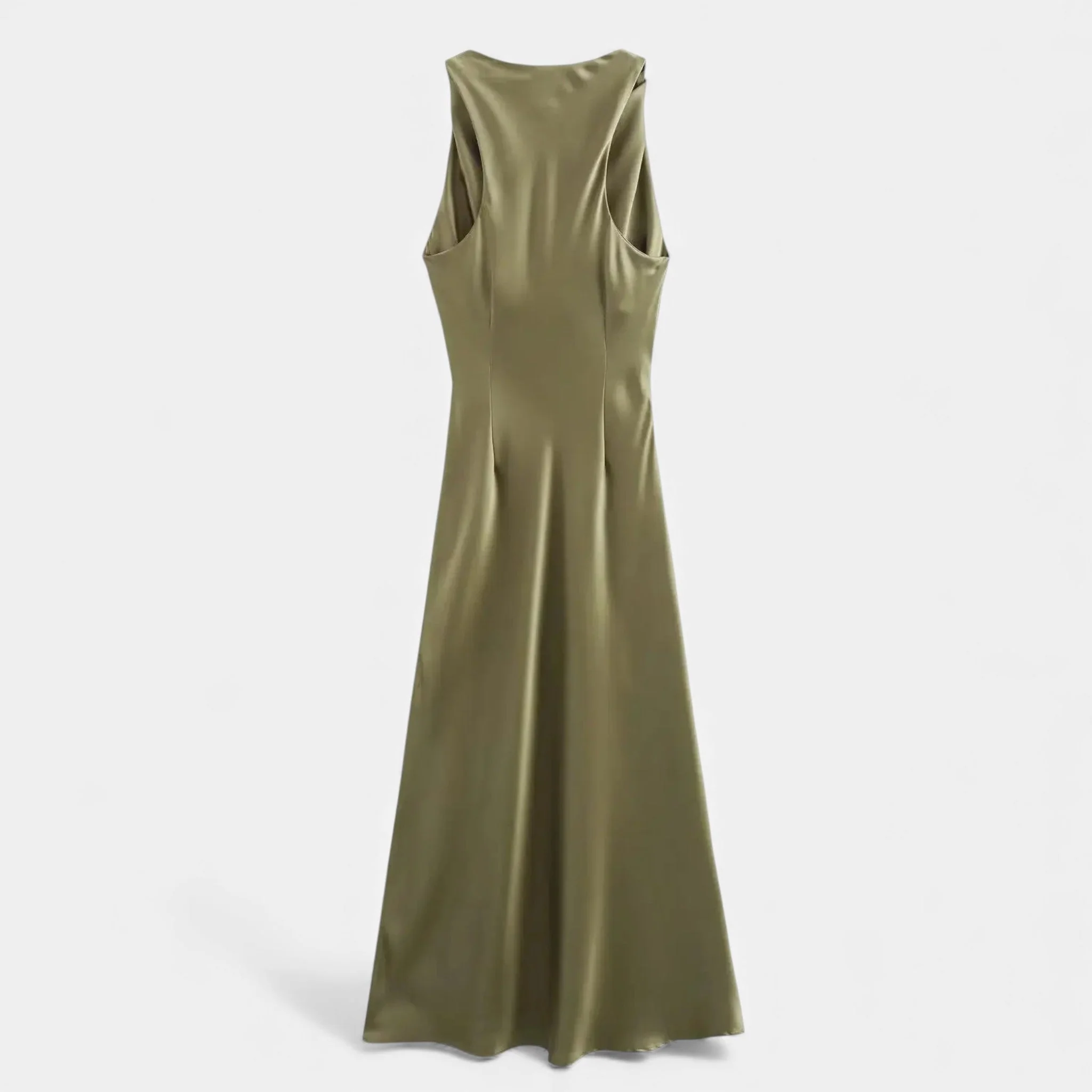 Women’s Satin Maxi Slip Dress - Image 3