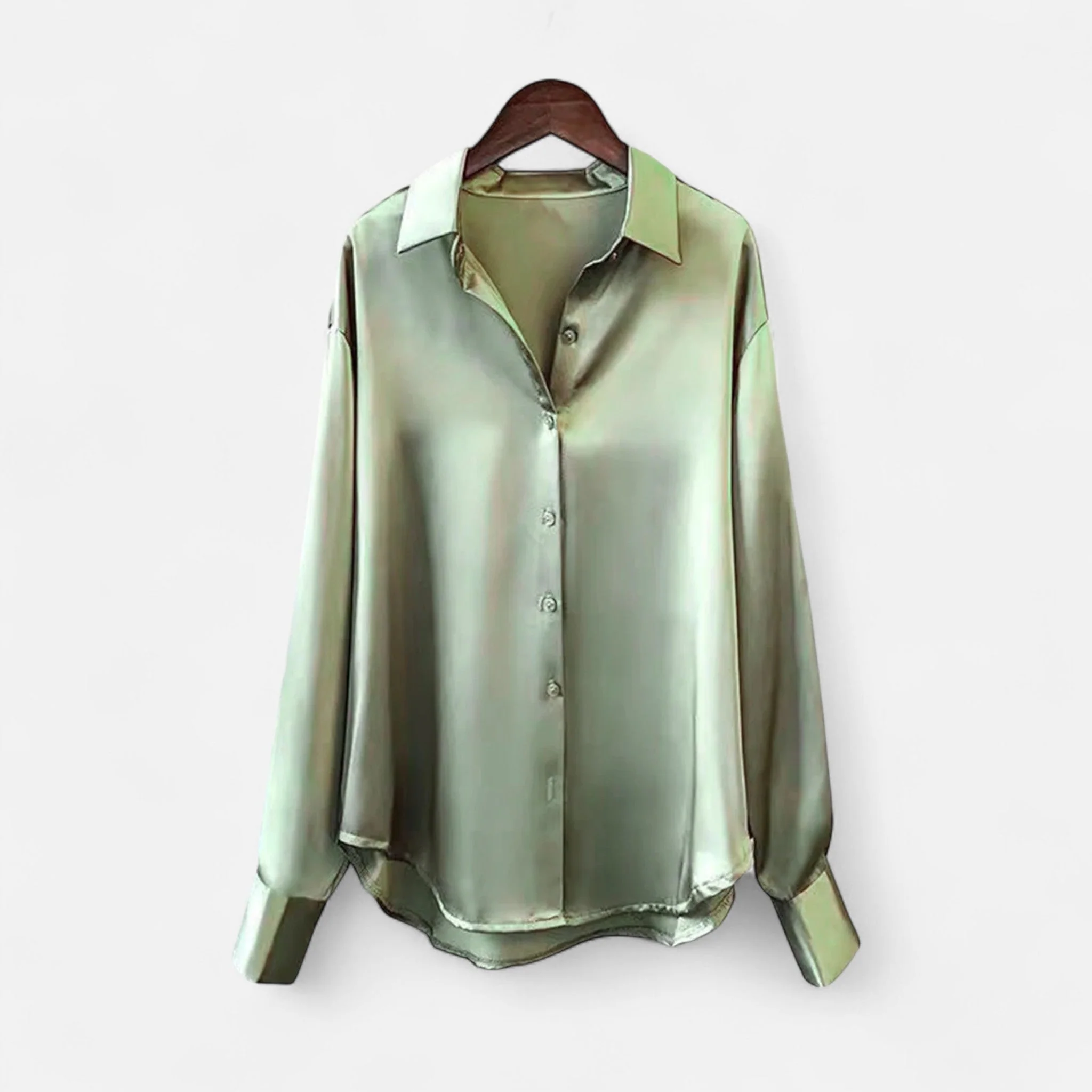 Women’s Silk Satin Blouse - Image 4