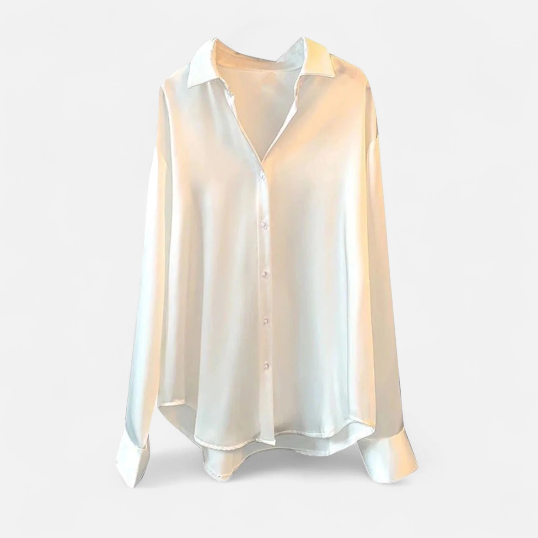 Women’s Silk Satin Blouse - Image 7