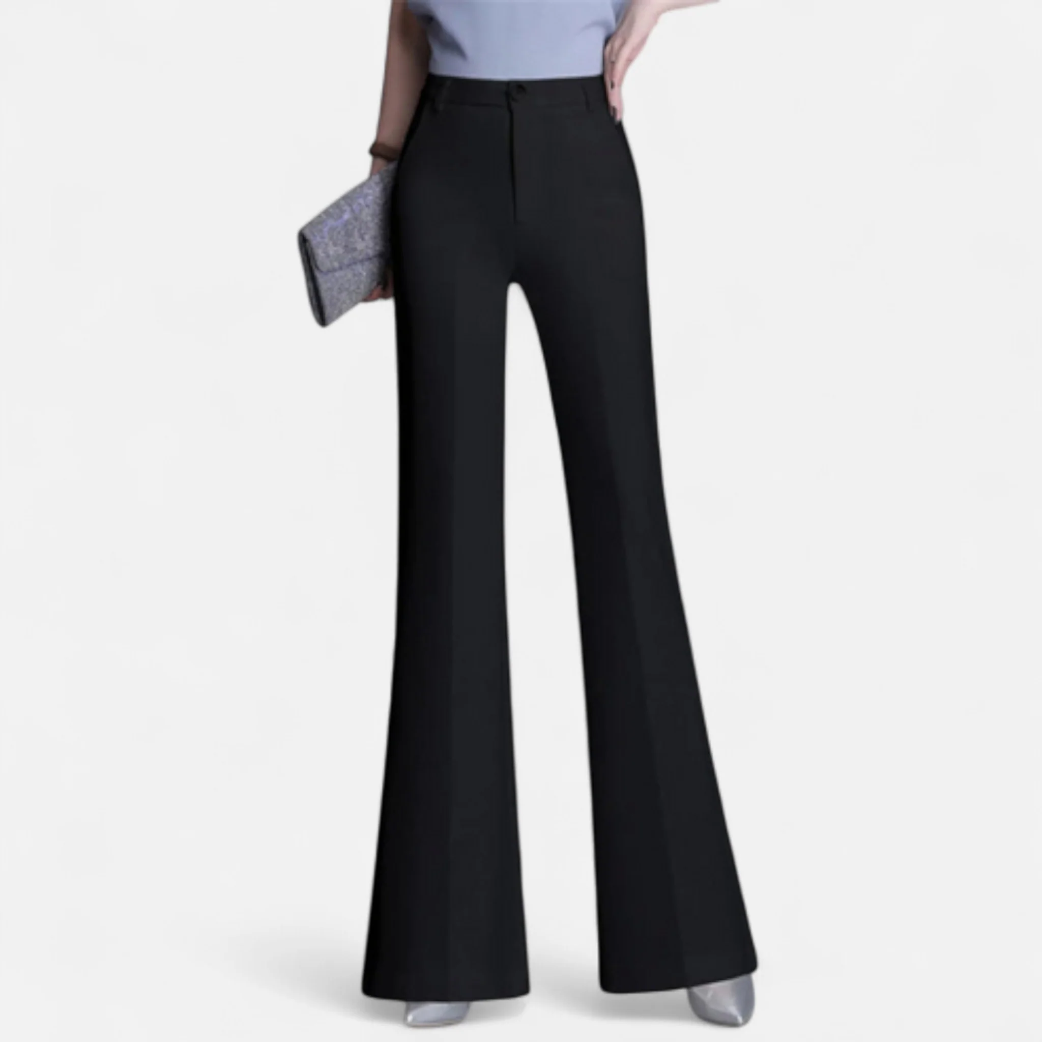 Women’s Slim-Fit High-Waist Flared Pants - Image 4