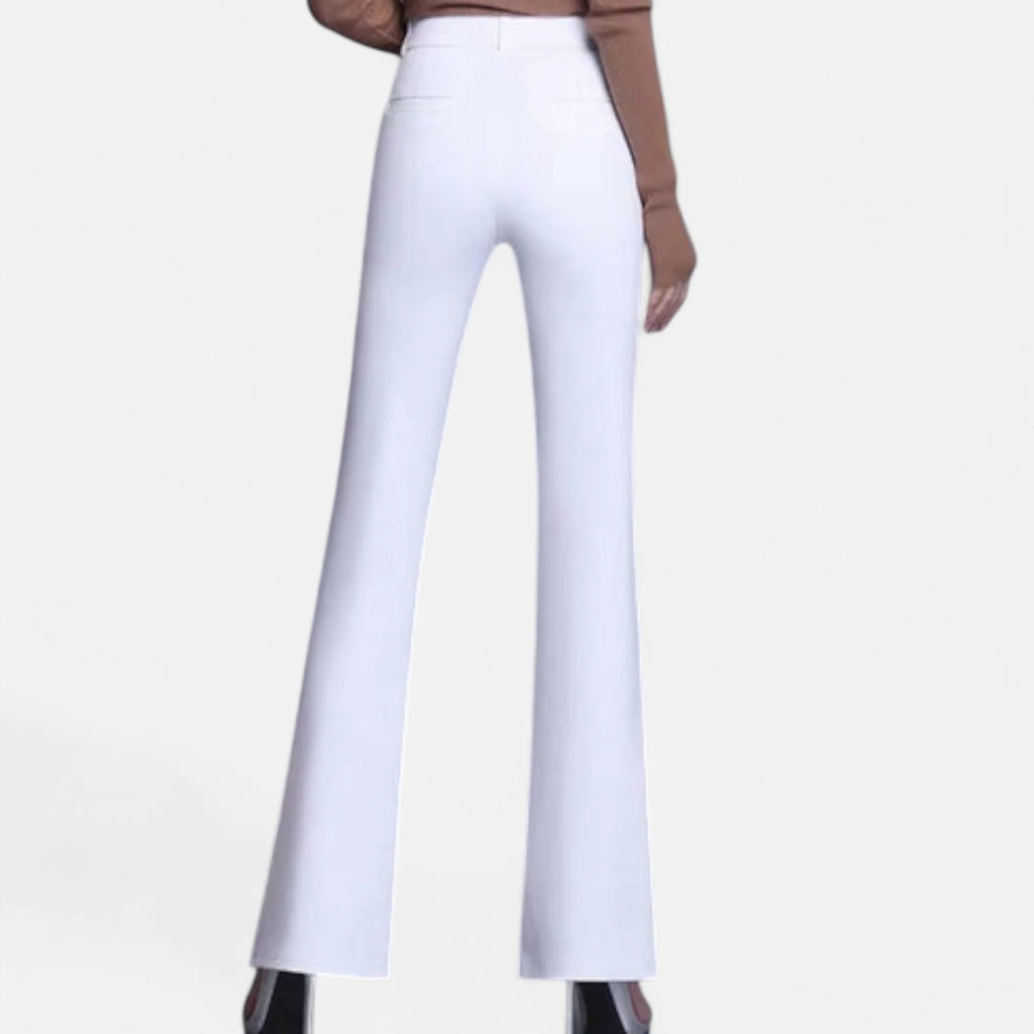 Women’s Slim-Fit High-Waist Flared Pants - Image 6