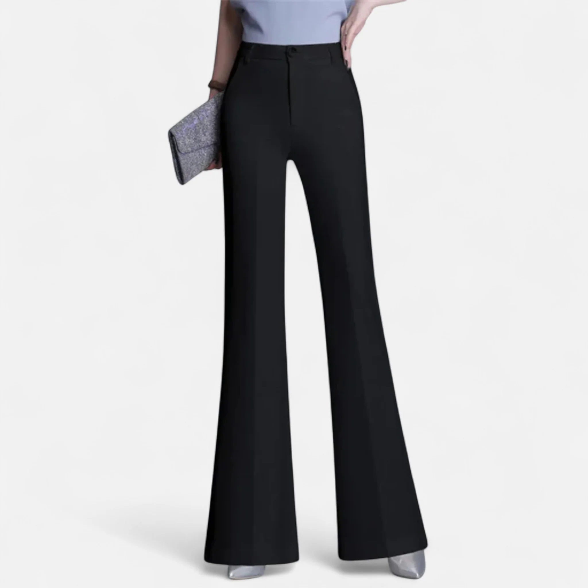 Women’s Slim-Fit High-Waist Flared Pants - Image 7