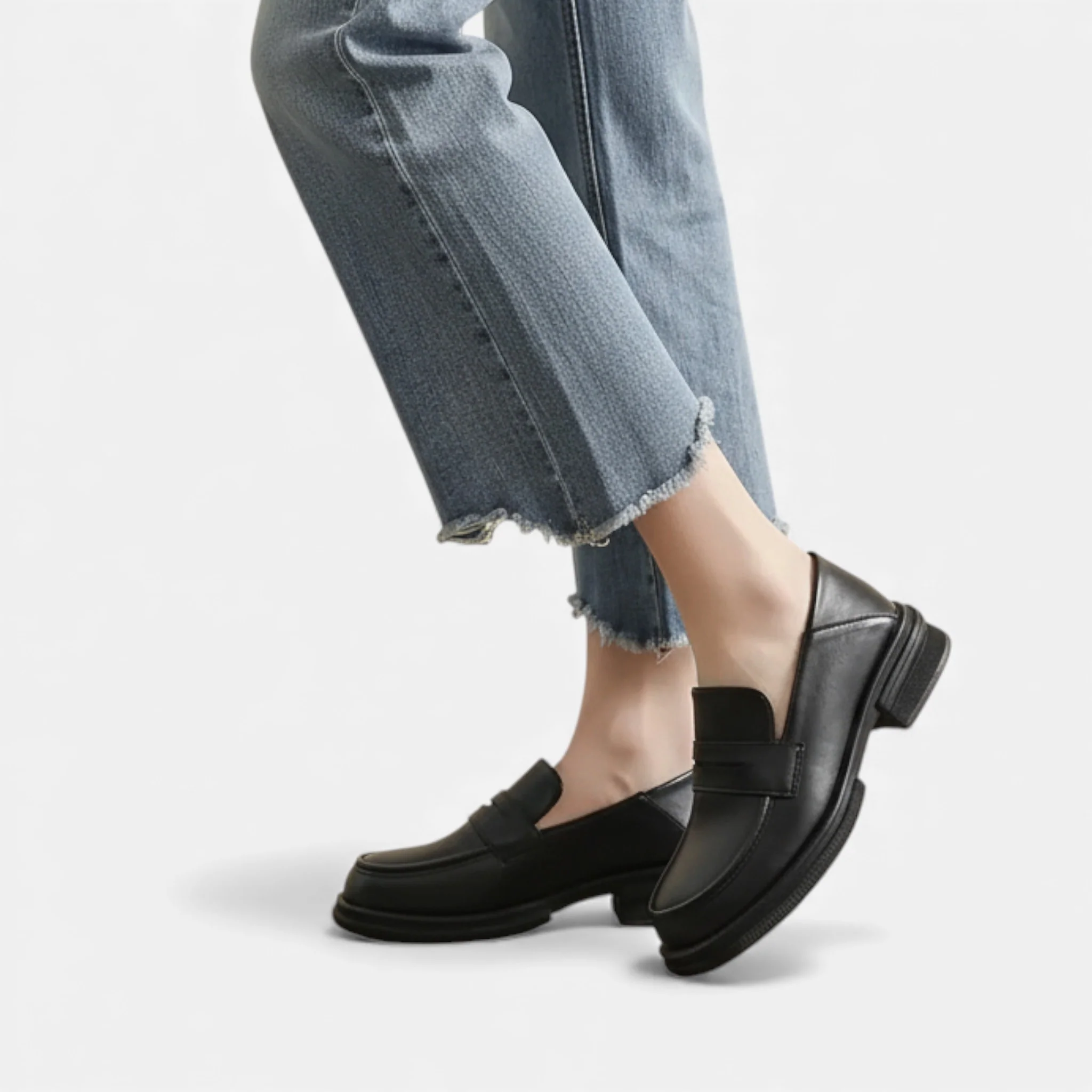 Women’s Soft Sole Platform Loafers - Image 3